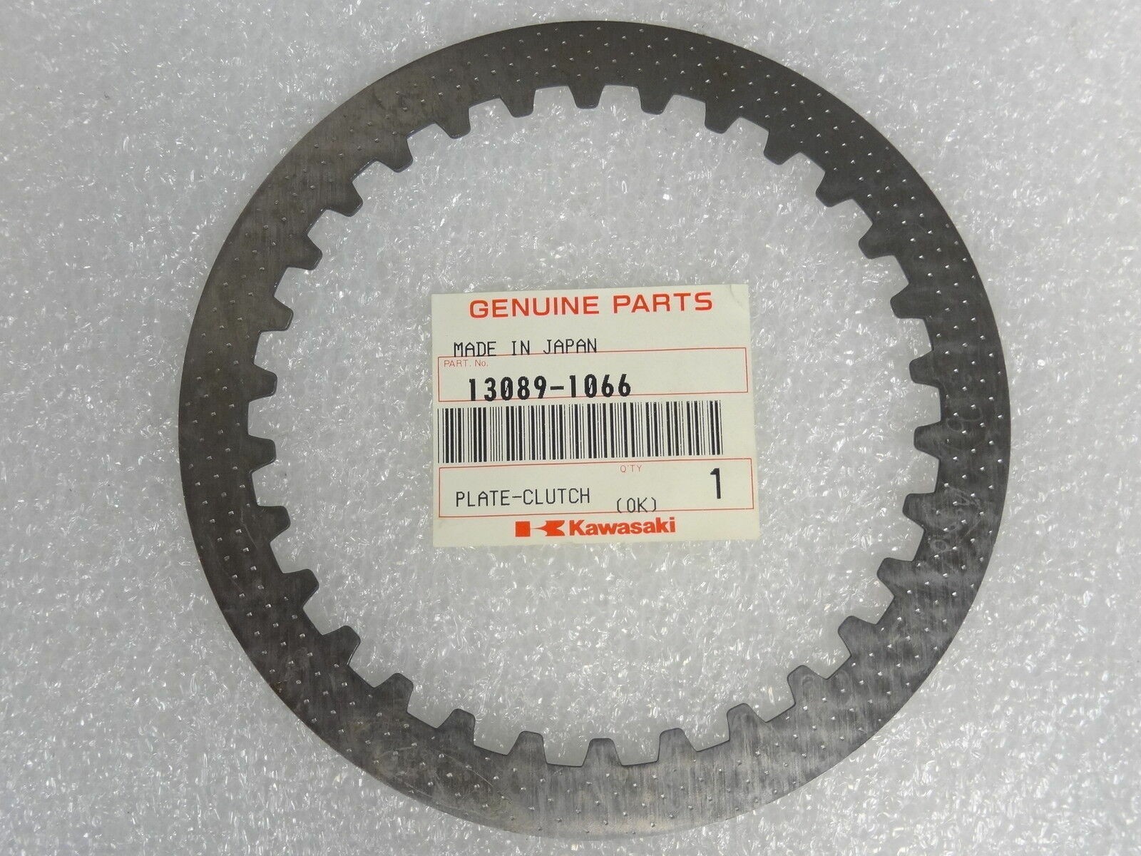 NOS Kawasaki OEM Clutch Plate 1987-2007 KX250 KX125 ZX750 Ninja 13089-1066