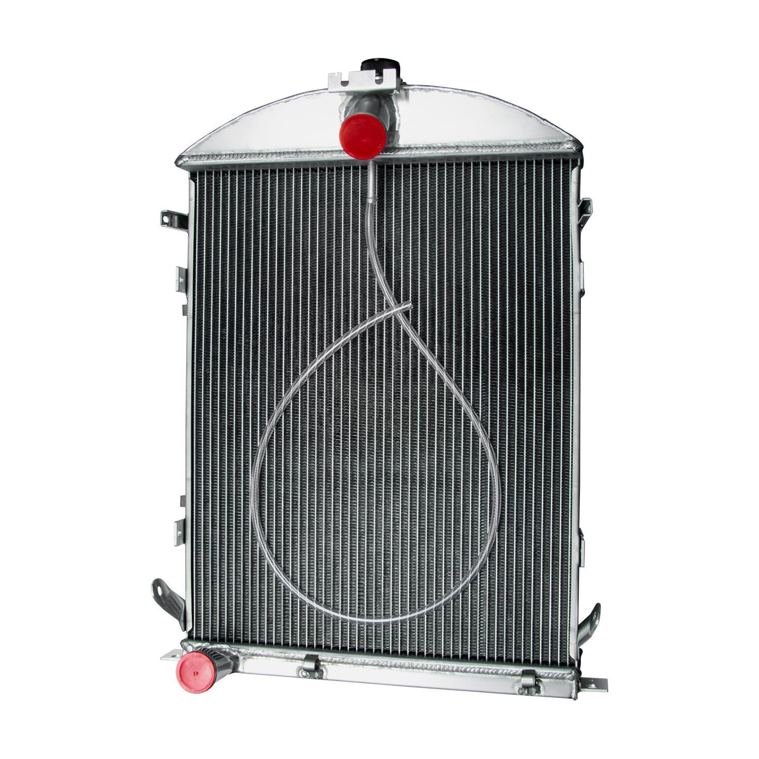 4 Row Radiator 1930 1931 Ford Model AA 3.3L L4 Heavy Duty Downflow Aluminum