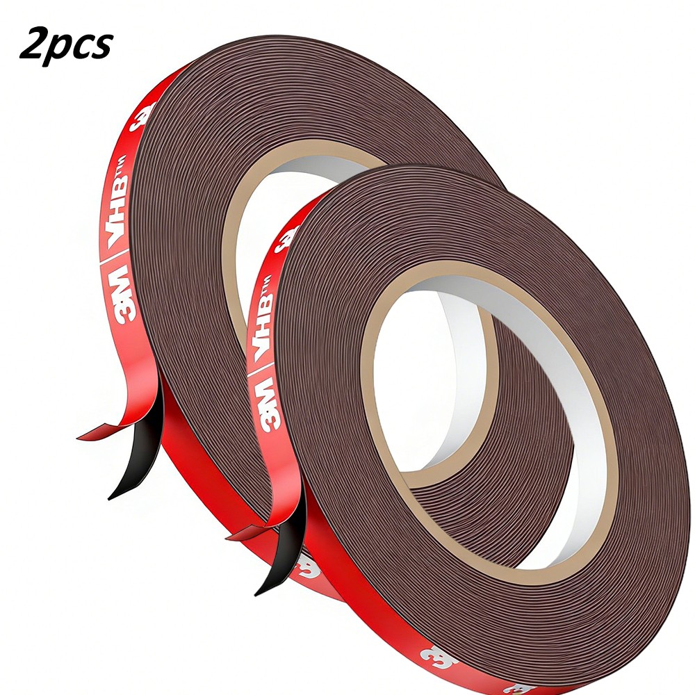 9.8FT/3M Genuine 3M Double Sided Mounting Clear Acrylic Tape Adhesive 2PCS