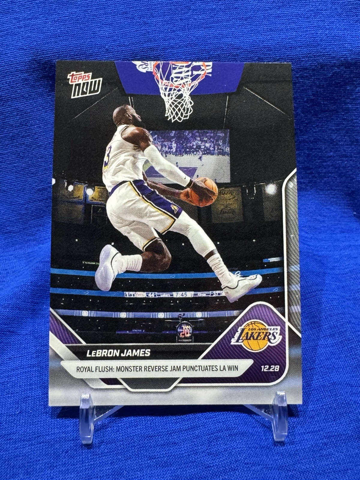 2025-26 Topps Now LeBron James - #107 Lakers