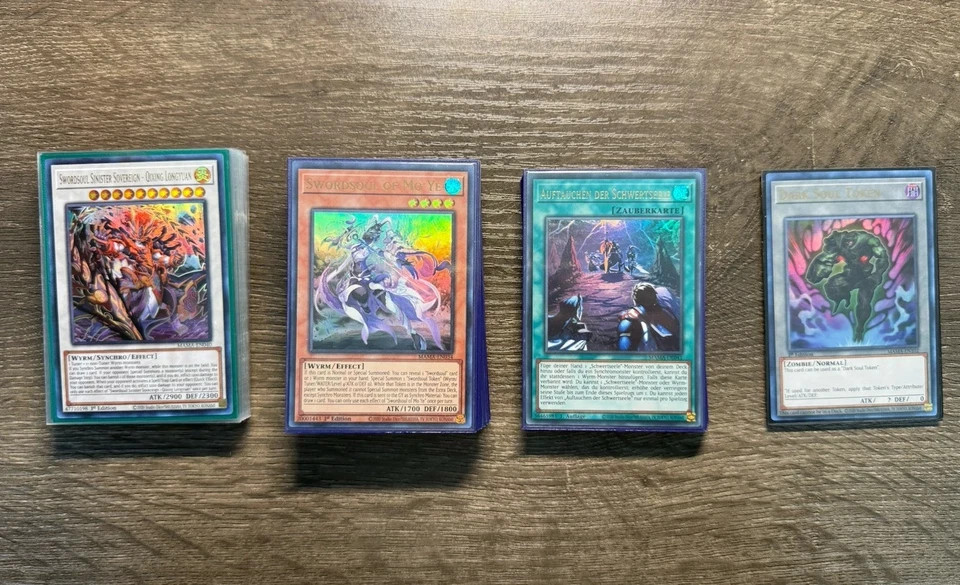 Yugioh Complete Competitive Swordsoul Tenyi Deck Chixiao Mo Ye **HOT** + Bonus