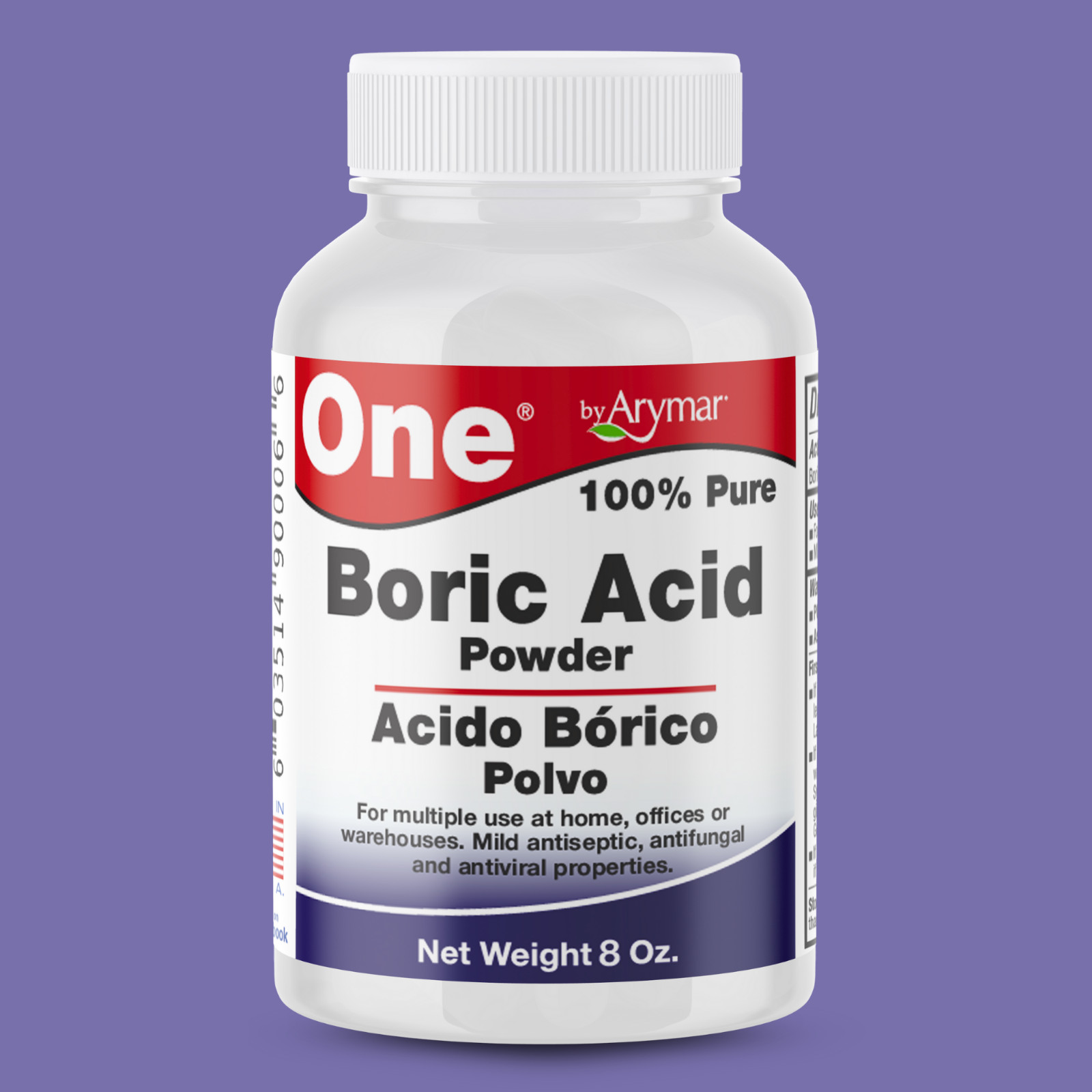Arymar 100% Pure Boric Powder Granulated, Multi-Purpose Cleaner 8 oz Arymar 100% Pure Boric Powder Granulated, Multi-Purpose Cleaner 8 oz