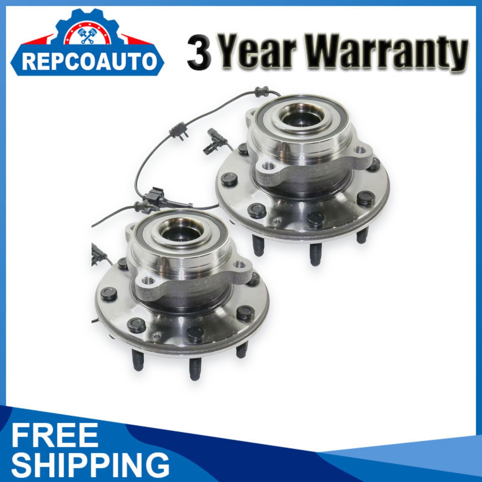 515145 Front Wheel Hub Bearing For 2011-2019 Chevy Silverado GMC Sierra 2500HD