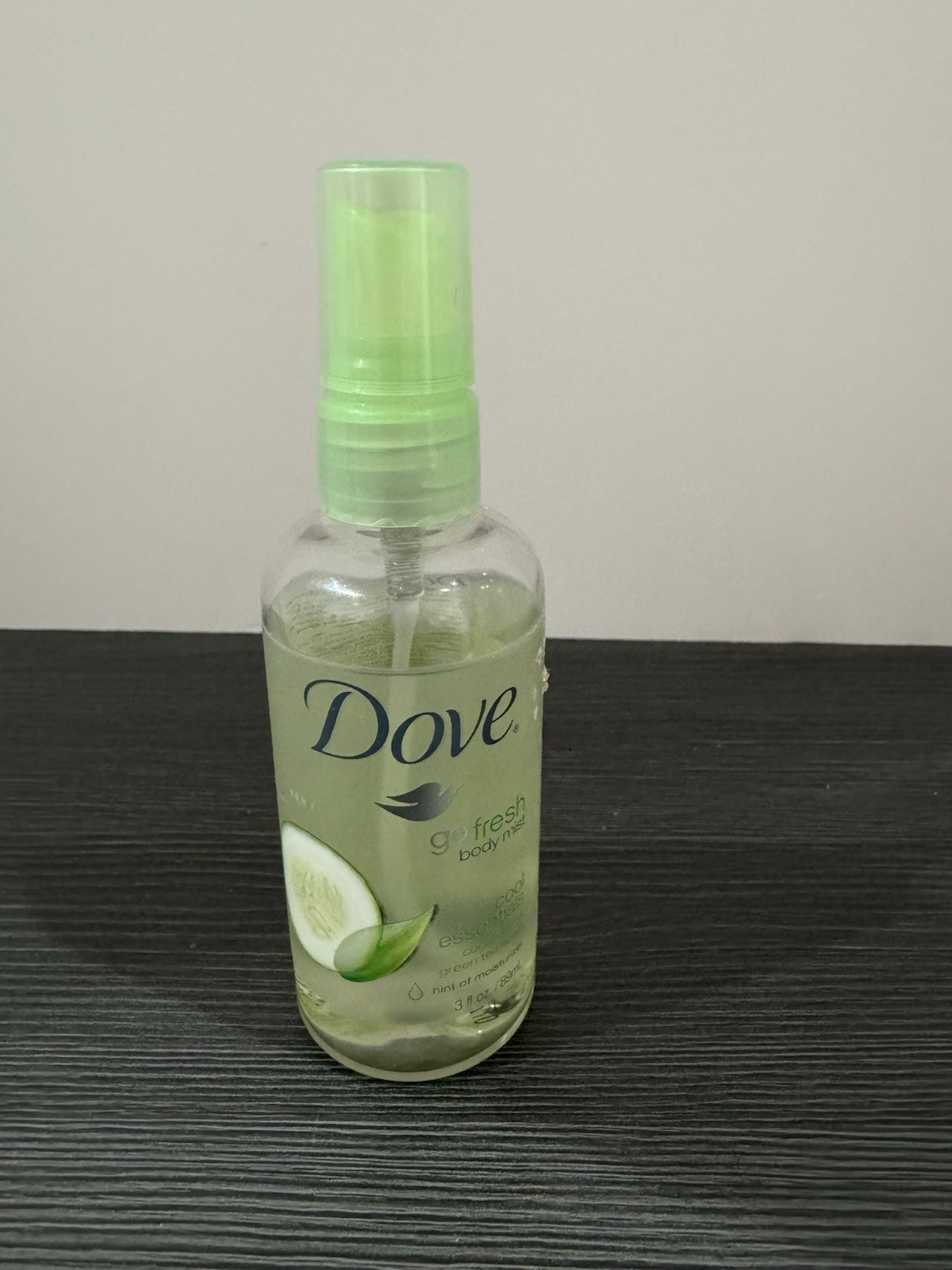 Dove Go Fresh Body Mist Cool Essentials Cucumber & Green Tea 3oz Dove Go Fresh Body Mist Cool Essentials Cucumber & Green Tea 3oz