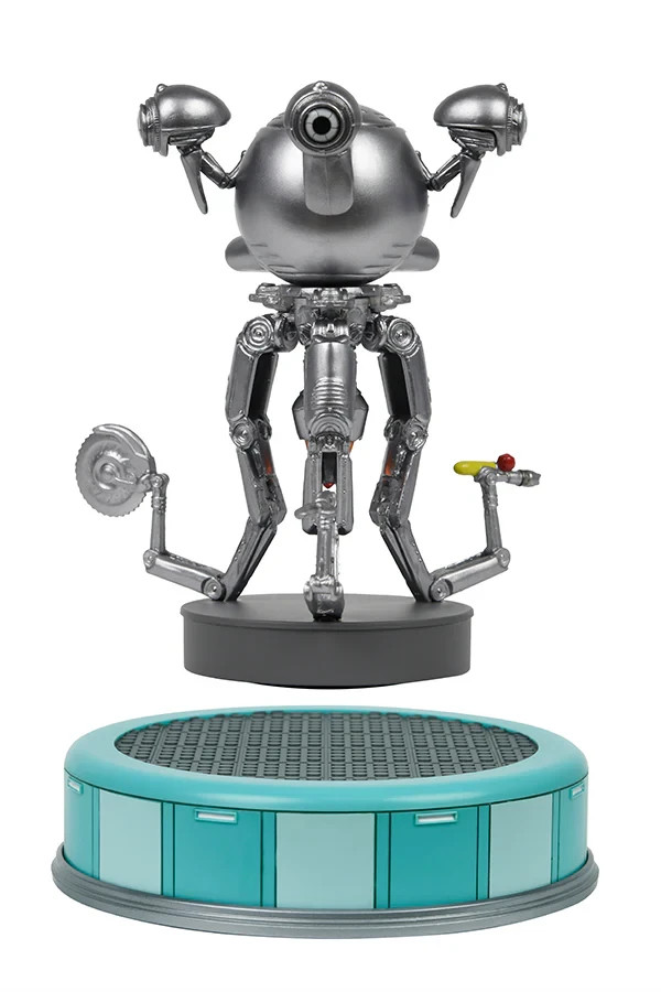 Fallout Floating and Rotating Mr Handy Figure Figurine + Magnetic Base Official Fallout Floating and Rotating Mr Handy Figure Figurine + Magnetic Base Official