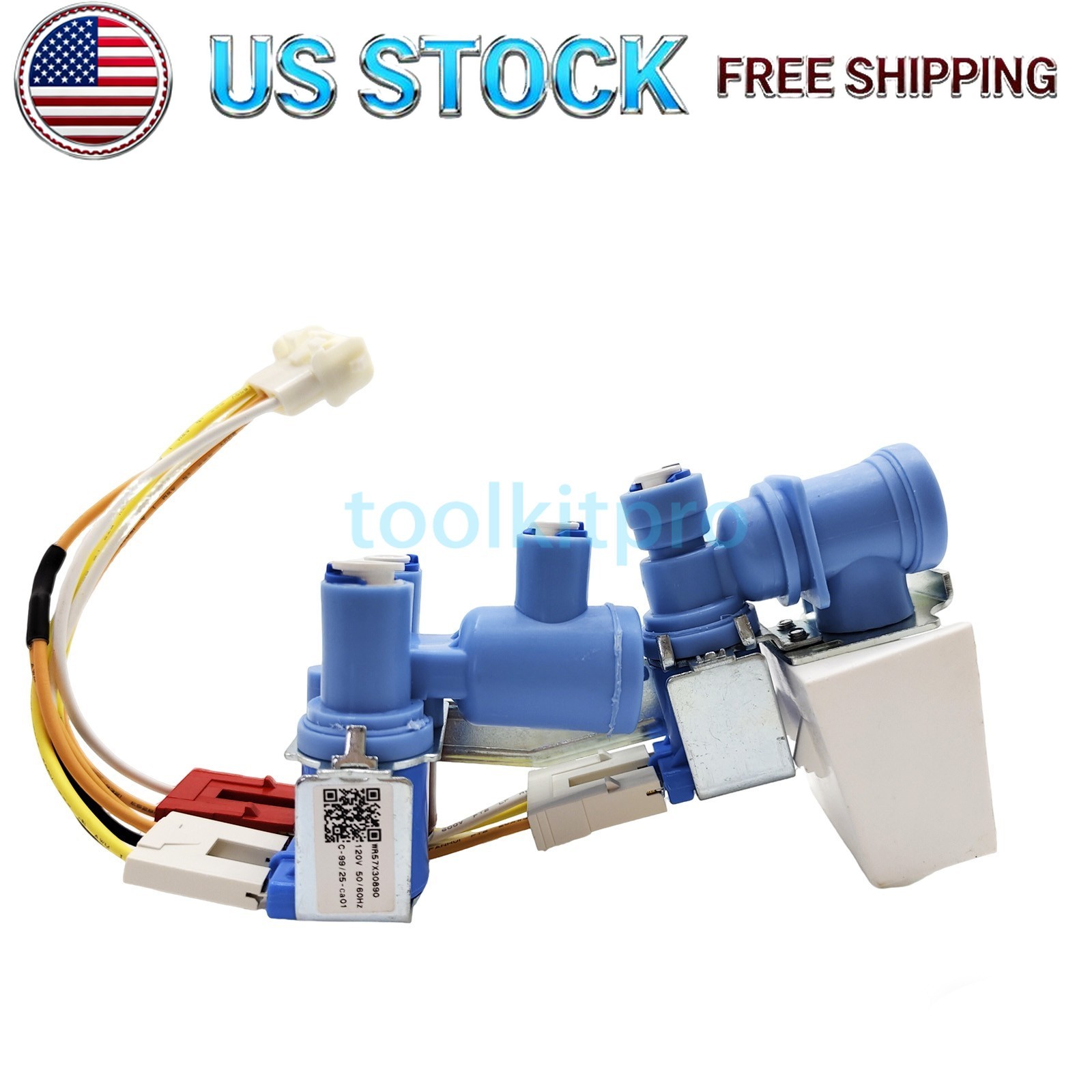 Choice Part WR57X30890 for GE Refrigerator Water Valve Inlet Solenoid w/ Harness Choice Part WR57X30890 for GE Refrigerator Water Valve Inlet Solenoid w/ Harness