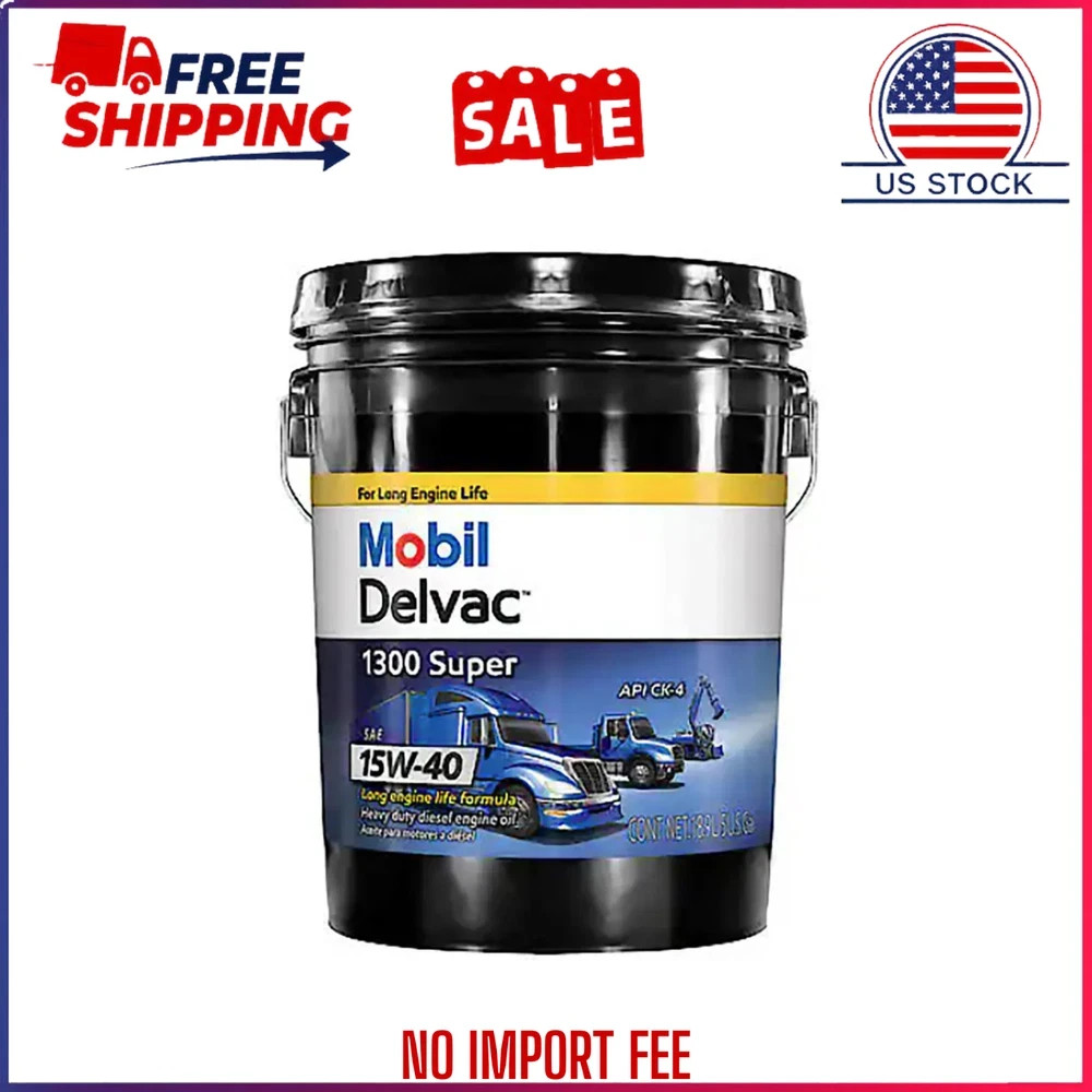 HOT SALE~Mobil Delvac 1300 Super Diesel Engine Synthetic Blend 15W-40 Motor Oil HOT SALE~Mobil Delvac 1300 Super Diesel Engine Synthetic Blend 15W-40 Motor Oil