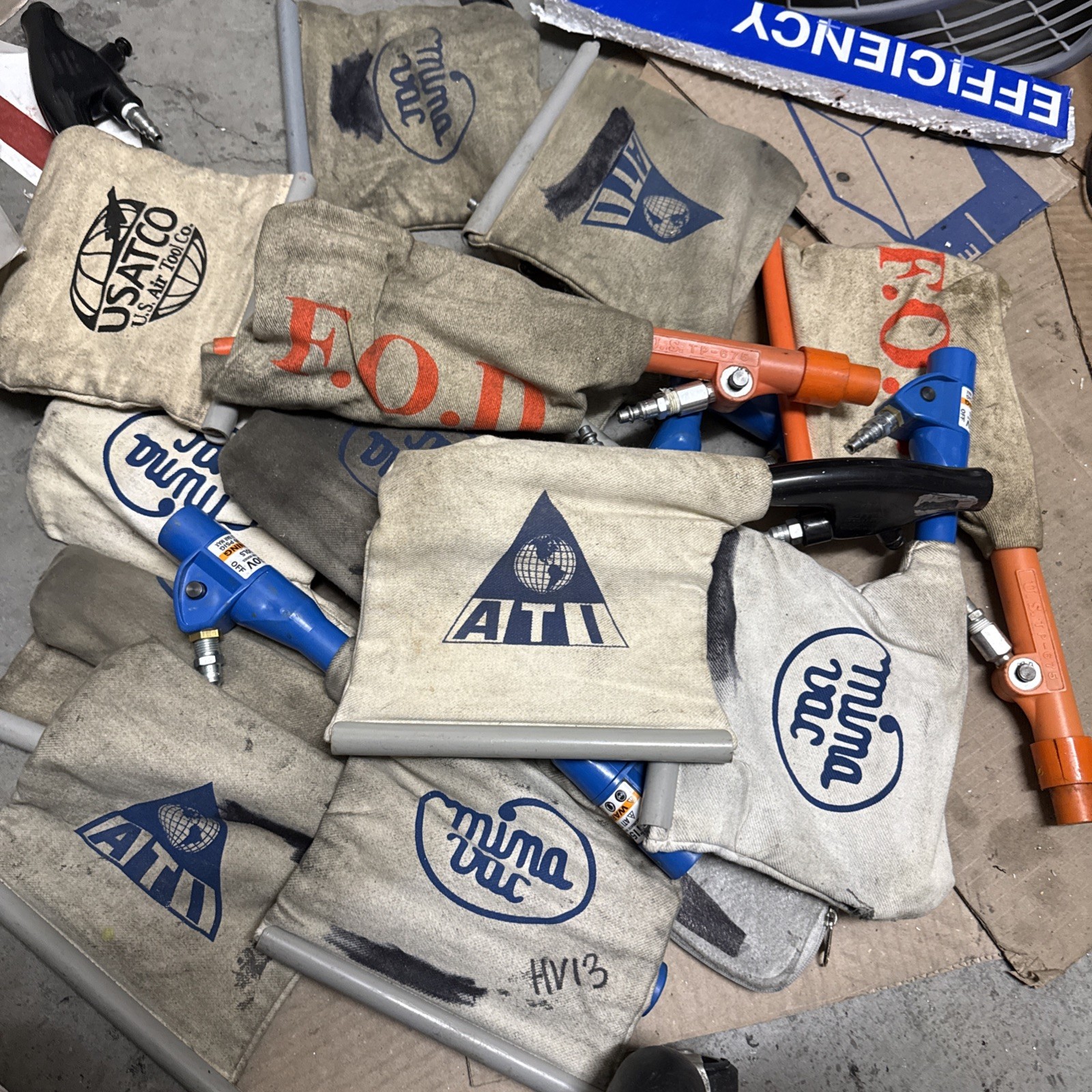 16 ATI Muma USATCO Vac Air-Powered Vacuum Aircraft Rivet Debris Collector 16 ATI Muma USATCO Vac Air-Powered Vacuum Aircraft Rivet Debris Collector