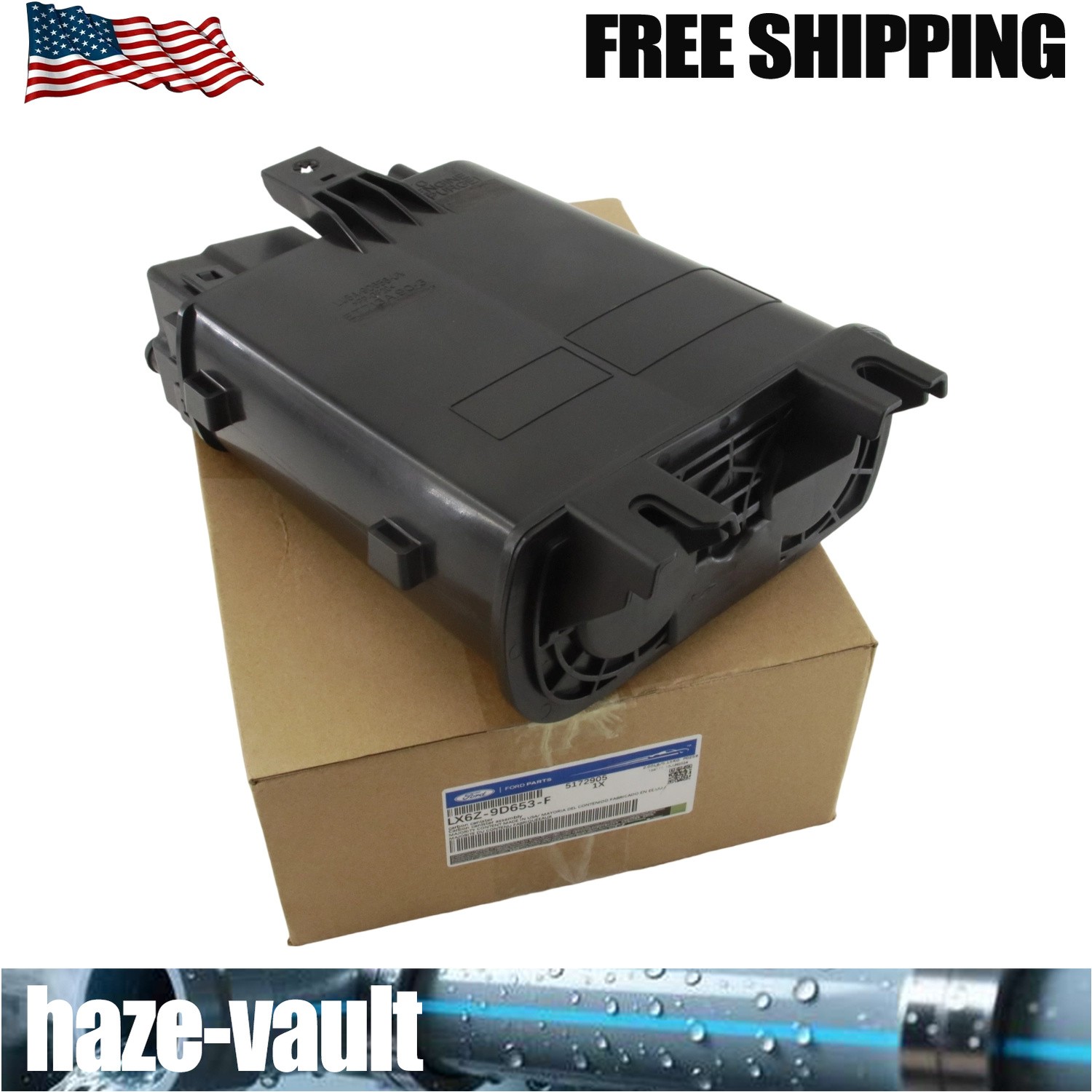 OEM Fuel Vapor Evap Charcoal Canister for For Ford Escape 2020-2022 LX6Z9D653F
