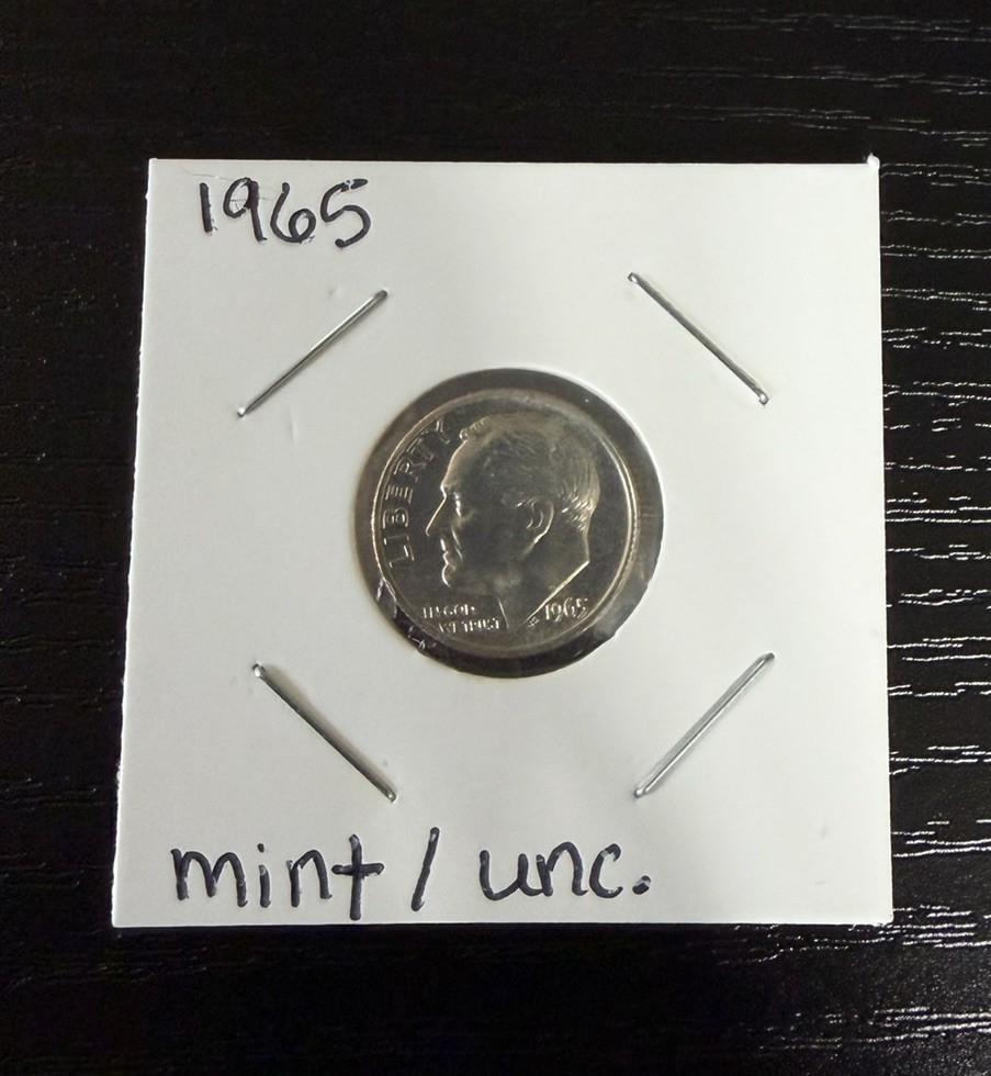 1965(P) Roosevelt Dime Gem Proof 90% Silver 10c Rare USA Coin MINT UNCIRCULATED