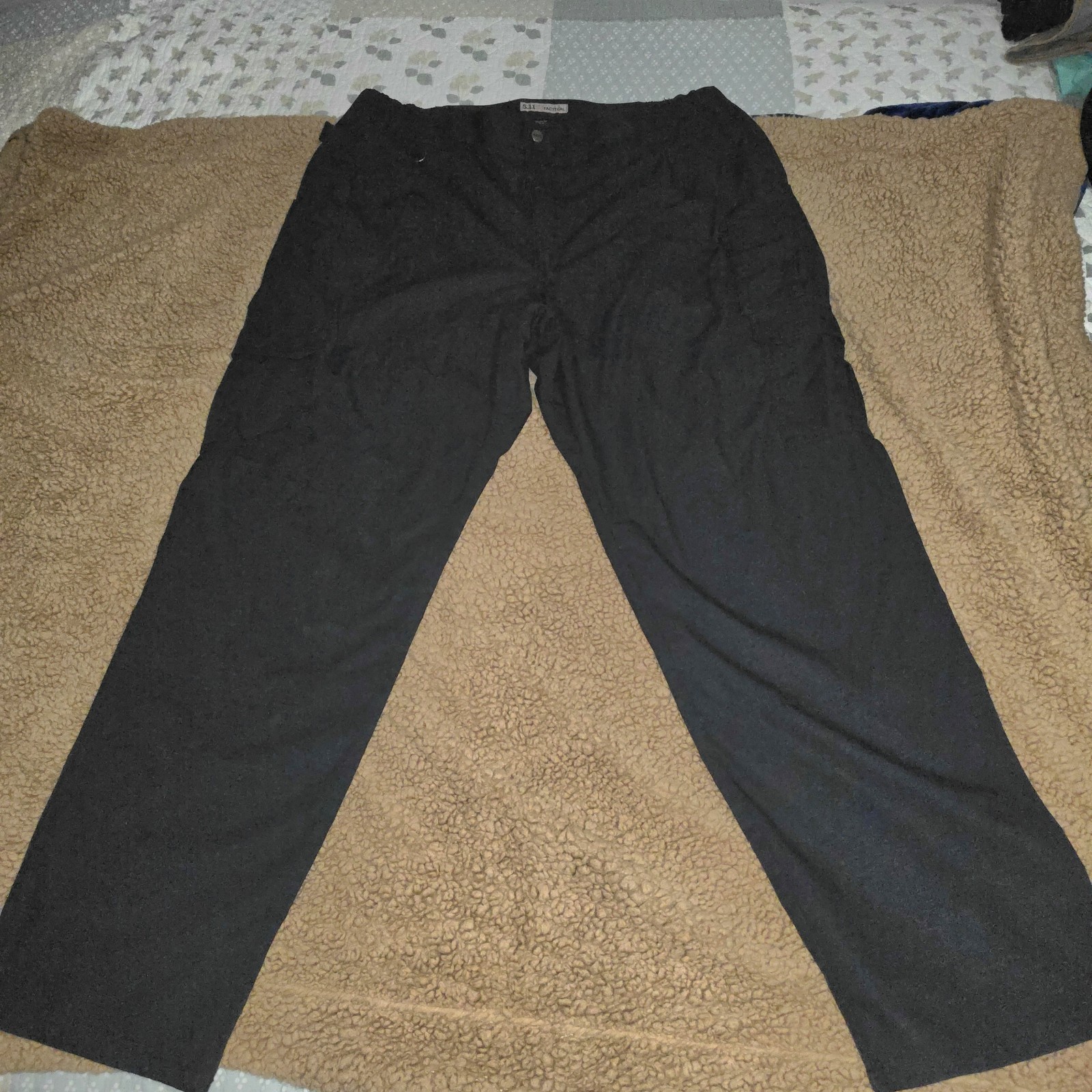 5.11 Tactical Taclite Pro Pants Mens 44x34 Black Ripstop Cargo Utility NWOT