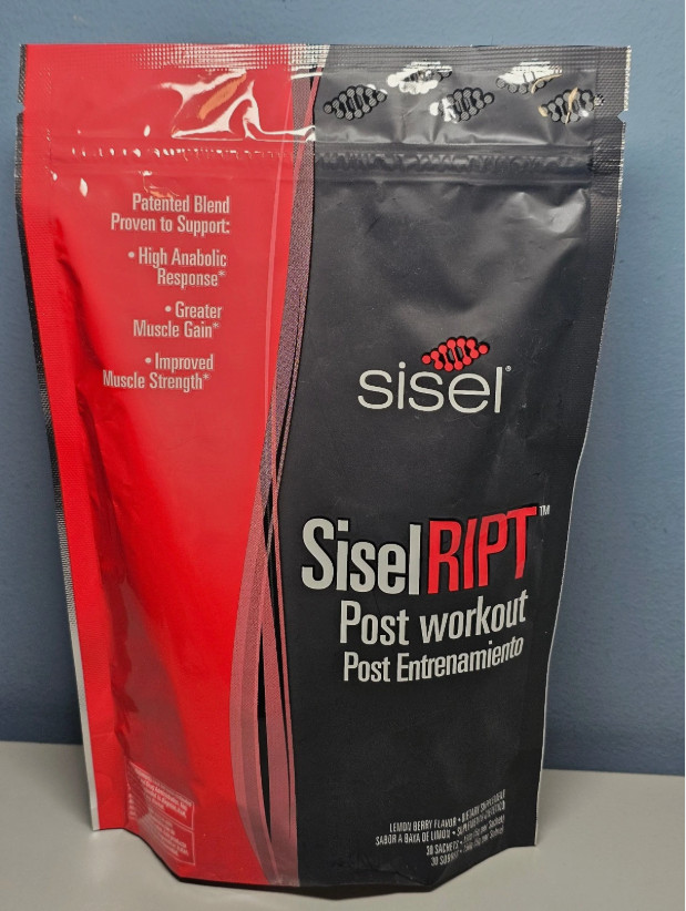 Sisel SiselRIPT RIPT Post Workout Lemon Berry 30 Sachets - New Exp 2028