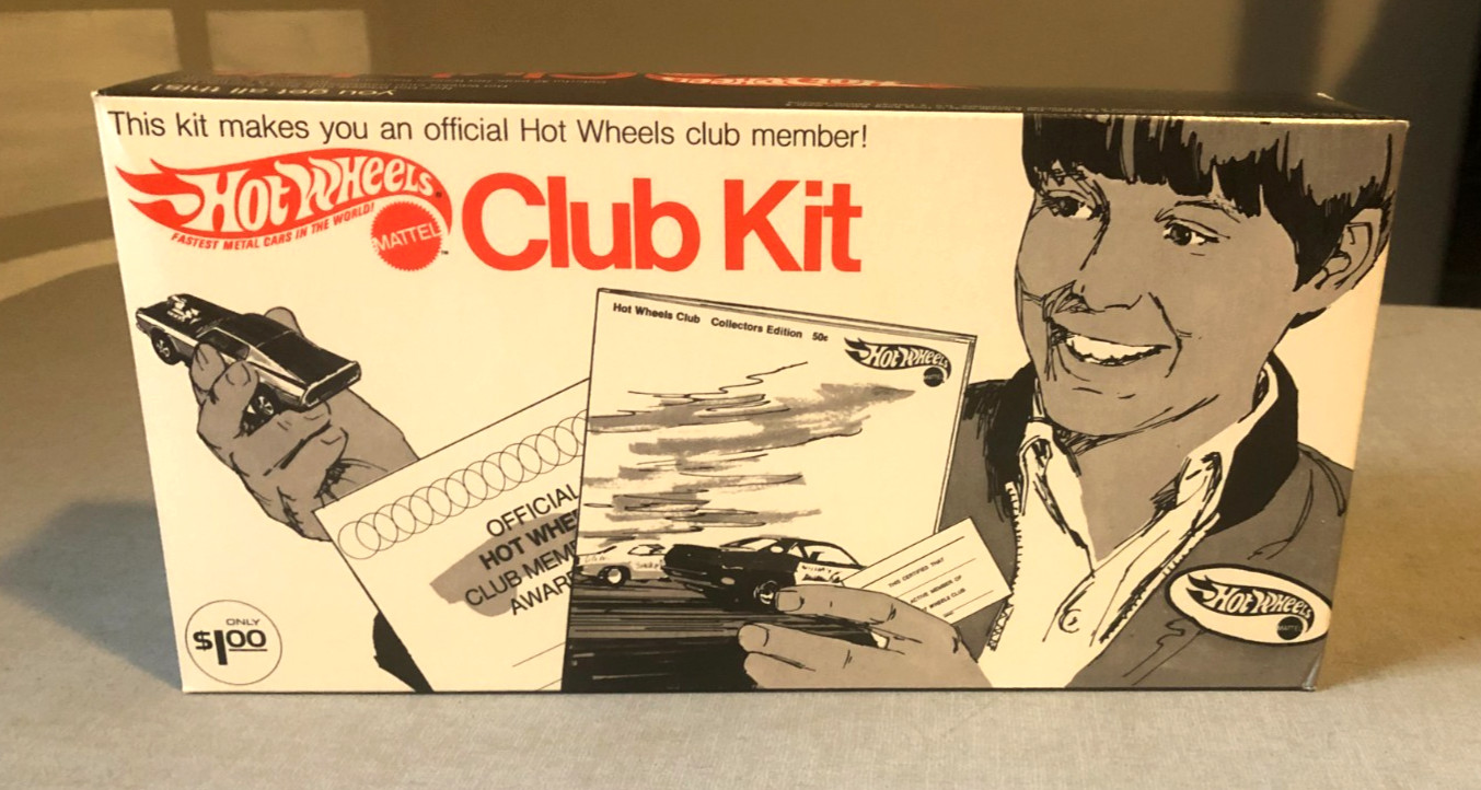 1970 MATTEL HOT WHEELS REDLINE-CLUB KIT-FACTORY SEALED BOX-STORE-NOS-HOLY GRAIL