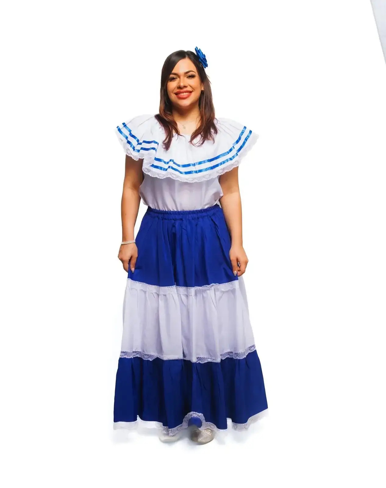 Salvadoran Traditional Women Fiesta Dress El Salvador