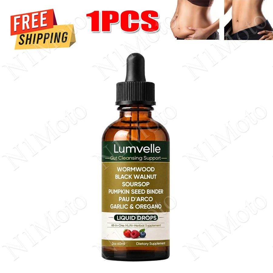 5x LUMVELLE Wild Harvested Wormwood Herbal Liquid Botanical Supplement Drops 