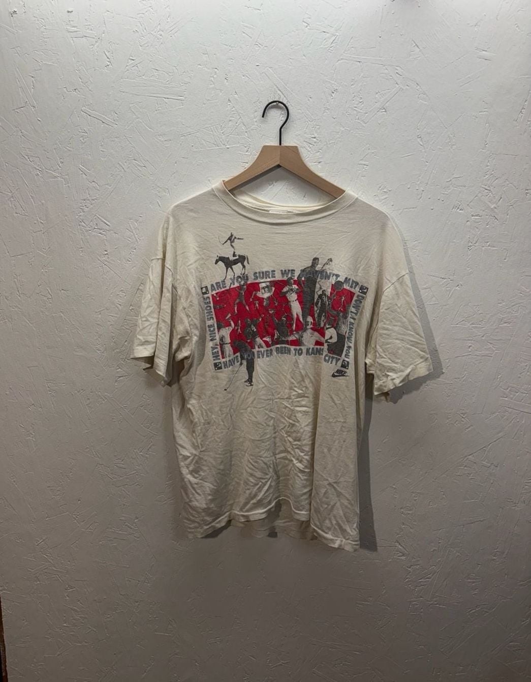 Nike Bo Jackson 1989 Graphic T-Shirt XL White Vintage