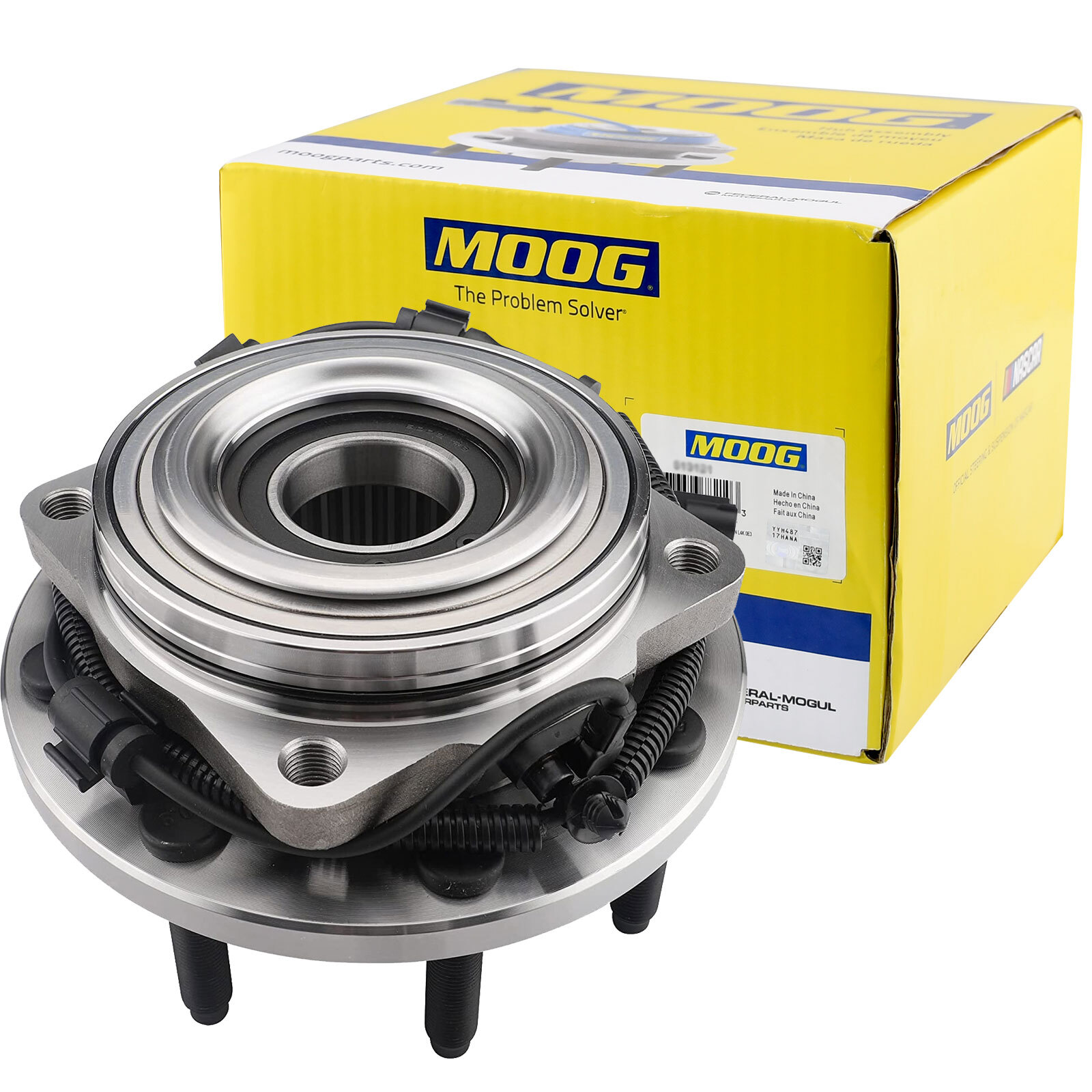 4WD MOOG Front Wheel Bearing Hub Assembly For Ford F250 F350 2005 - 2010 SRW