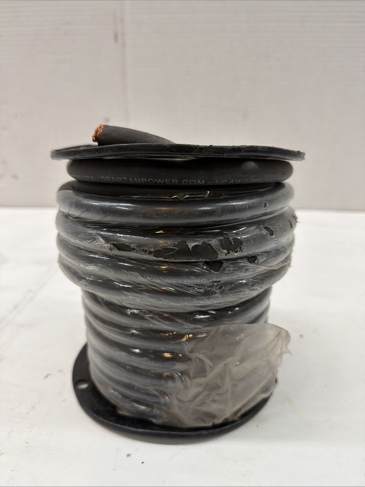 Spartan Power 1/0 AWG Bulk Welding Cable 50 ft Black Spartan Power 1/0 AWG Bulk Welding Cable 50 ft Black