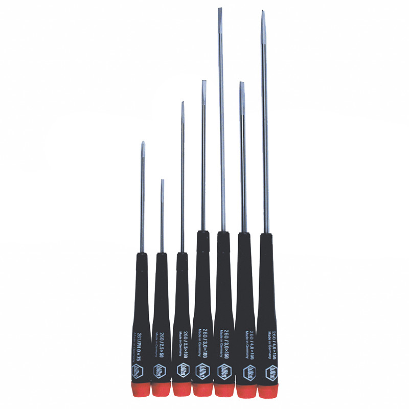 Wiha 26092 7 Piece Longer Reach Precision Screwdriver Set