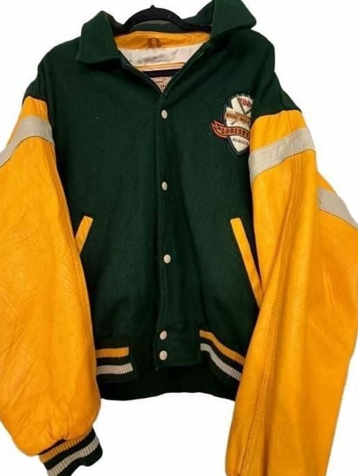 Vintage Louisville Slugger Original Baseball Jacket Cooper Collections Wool