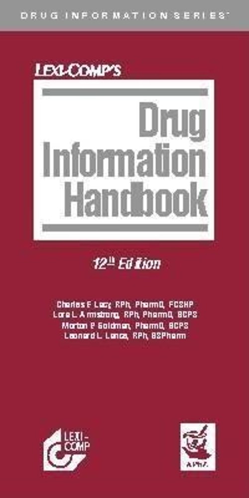 Drug Information Handbook Paperback