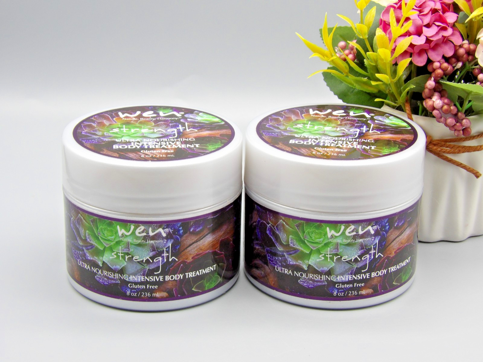 2x WEN By Chaz Dean Strength Ultra Nourishing Intensive Body Treatment 8 oz New