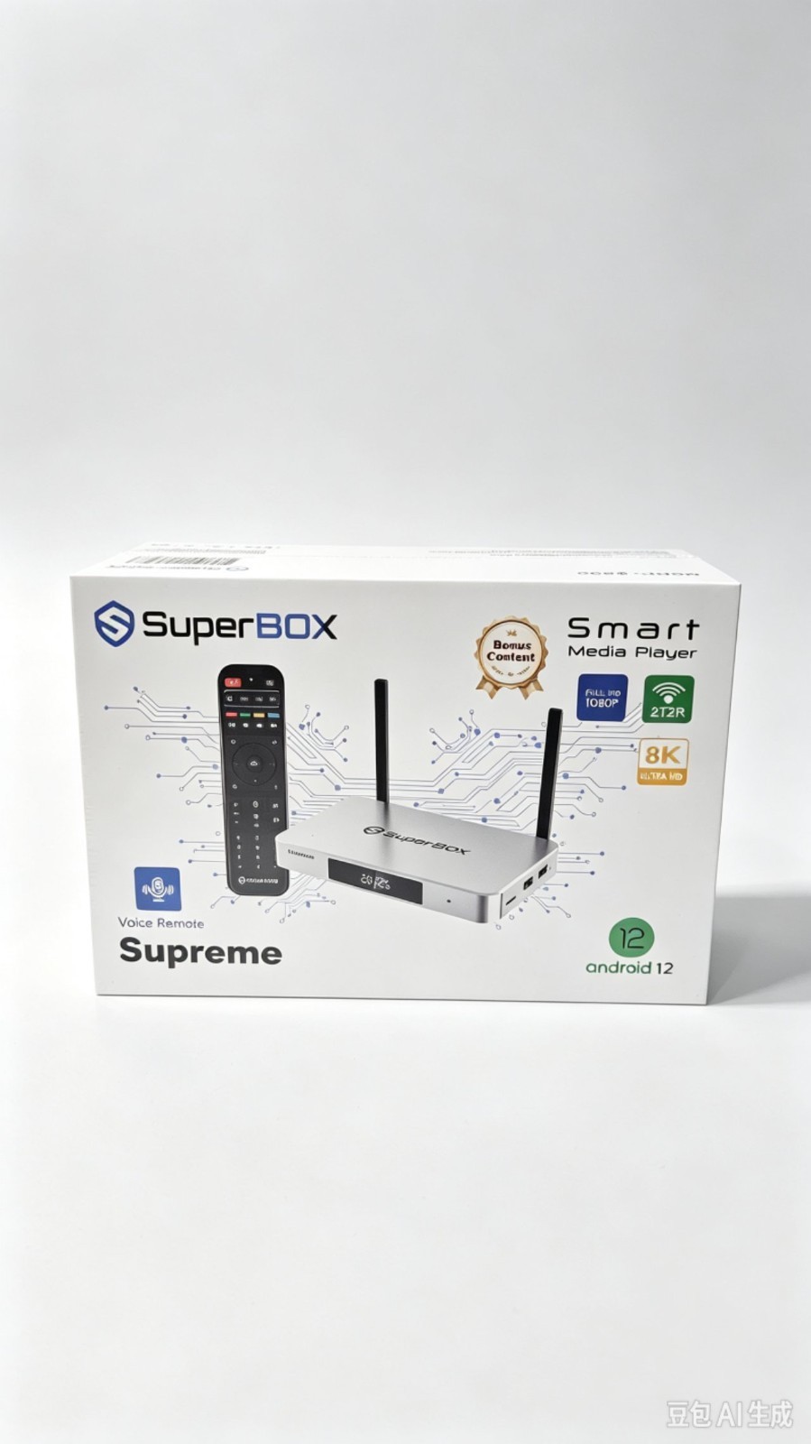 SuperBox Supreme Smart Media Player Android 12 4GB+128GB Brand New Factory Seale SuperBox Supreme Smart Media Player Android 12 4GB+128GB Brand New Factory Seale