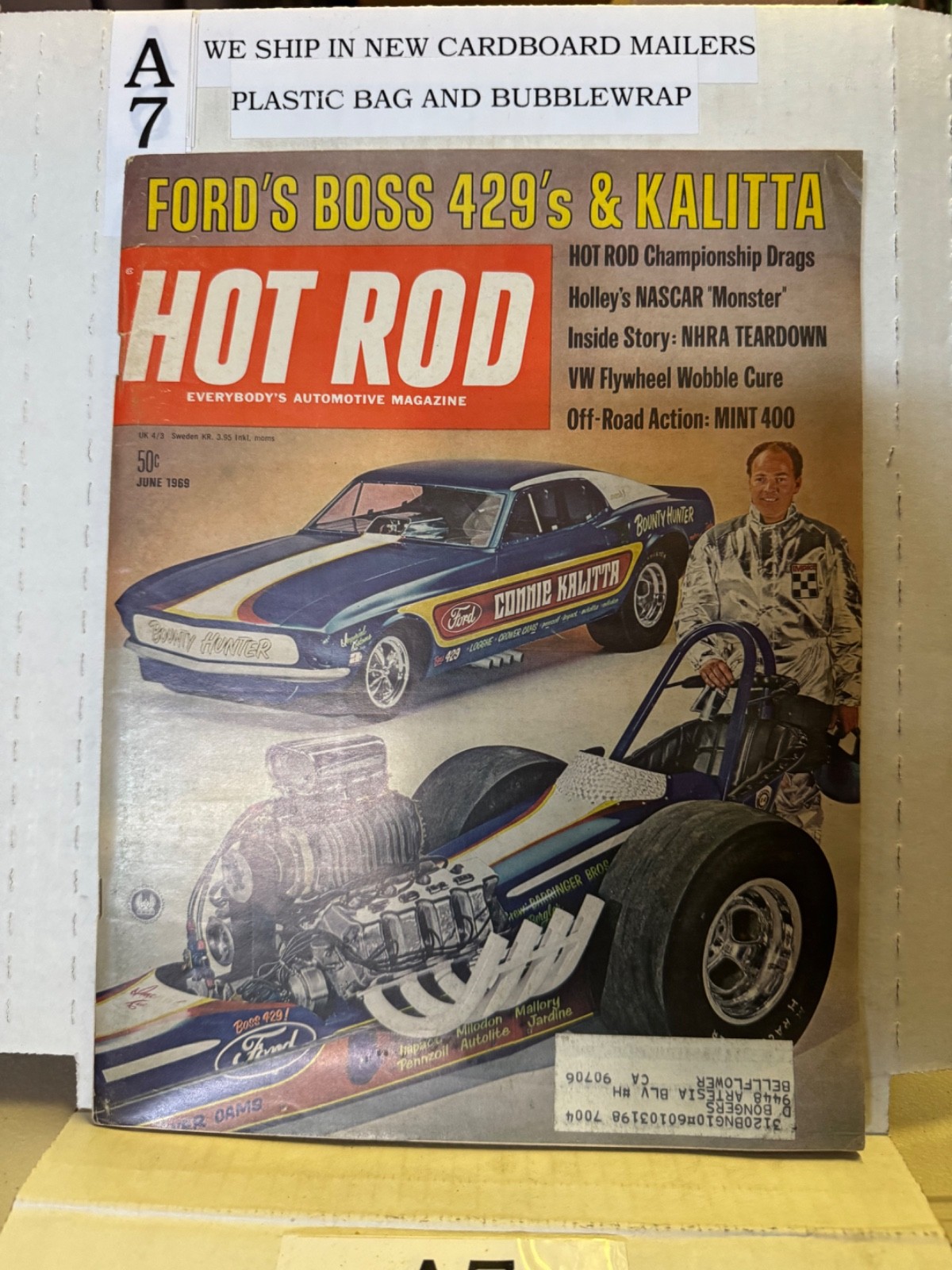 Vintage Hot Rod Magazine June 1969
