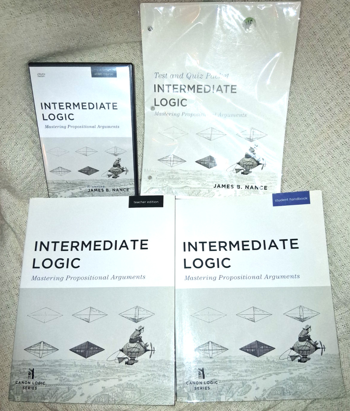 Intermediate Logic Canon Logic Series 3 book set teacher, student, tests, DVD\'s Intermediate Logic Canon Logic Series 3 book set teacher, student, tests, DVD\'s