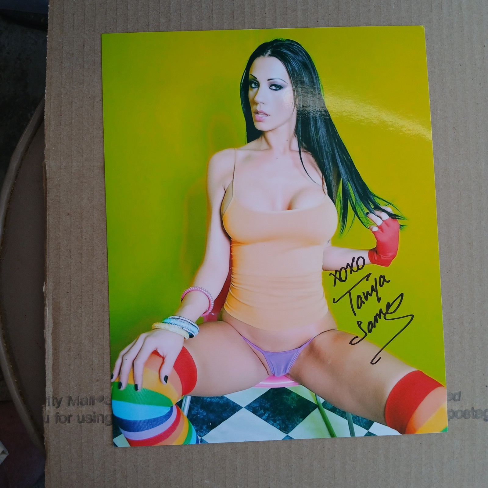 Pornstar Tanya James Autographed 8x10 Photo