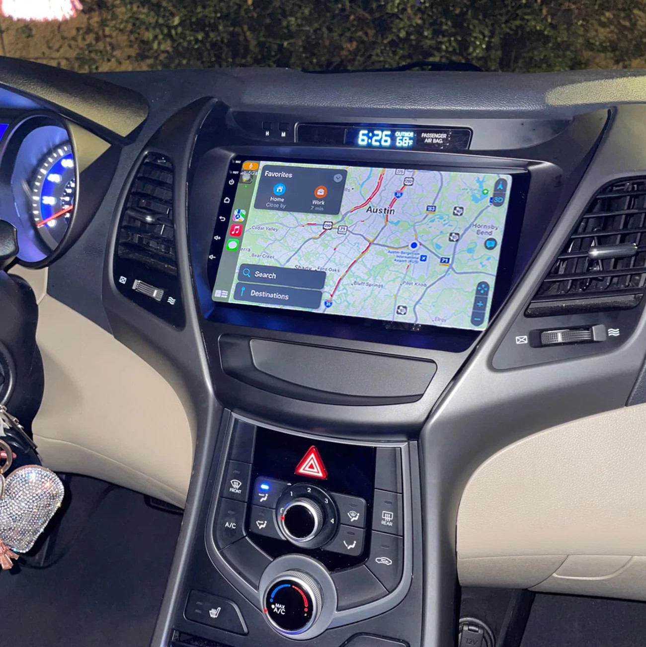 For Hyundai Elantra 2014-2016 Android 15 Car Stereo Apple CarPlay GPS NAVI Radio