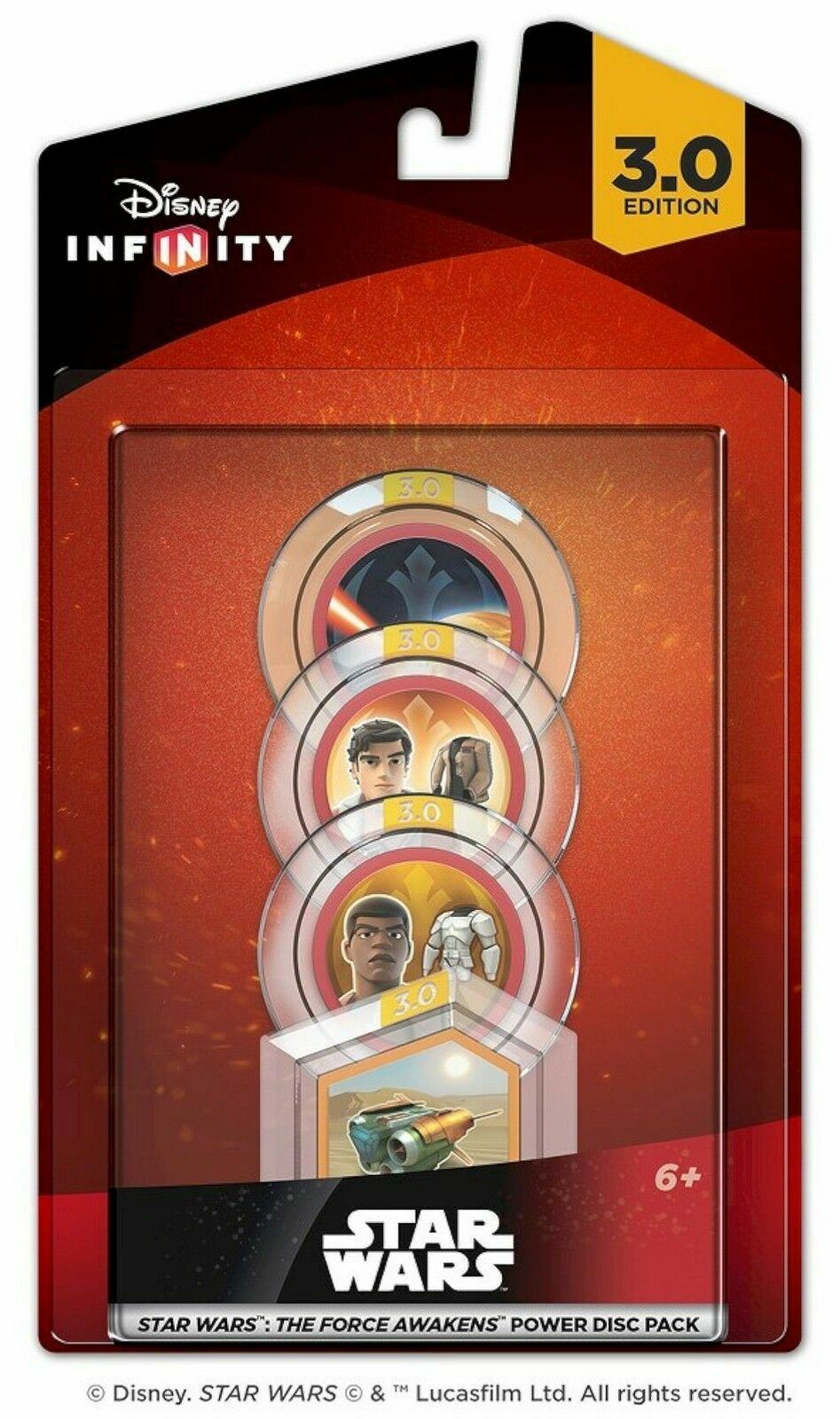 NEW Disney Infinity 3.0 Edition STAR WARS The Force Awakens Power Discs 4-PACK NEW Disney Infinity 3.0 Edition STAR WARS The Force Awakens Power Discs 4-PACK