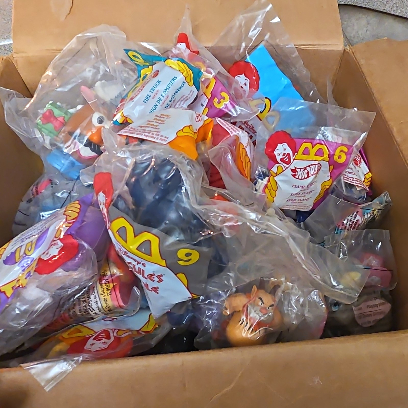 Vintage McDonald\'s Happy Meal Toy Mega Lot 100+ Pieces  Disney Barbie & more