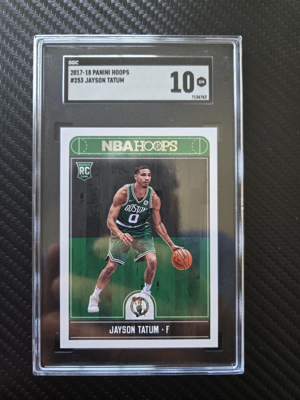 2017-18 Panini NBA Hoops - Jayson Tatum #253 Platinum (RC)