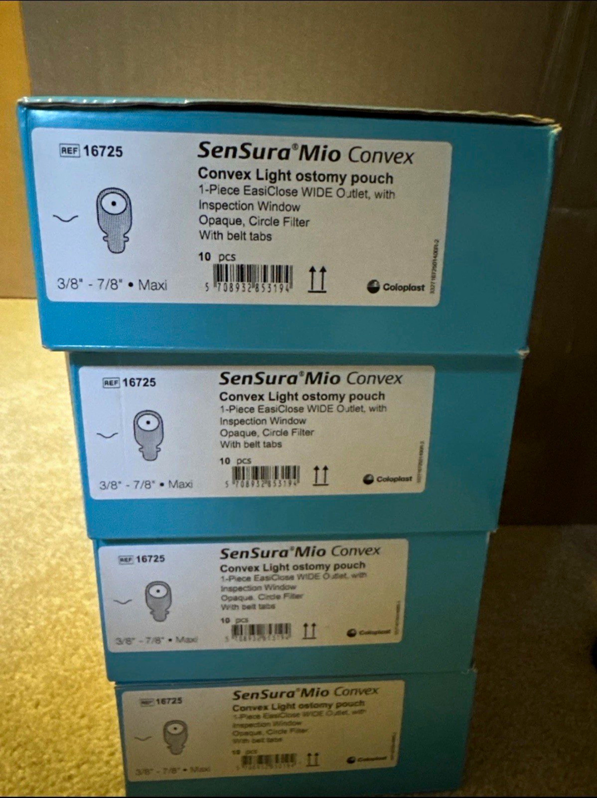 Coloplast SenSura Mio Convex One-Piece Drainable Ostomy Pouch 16725 Coloplast SenSura Mio Convex One-Piece Drainable Ostomy Pouch 16725