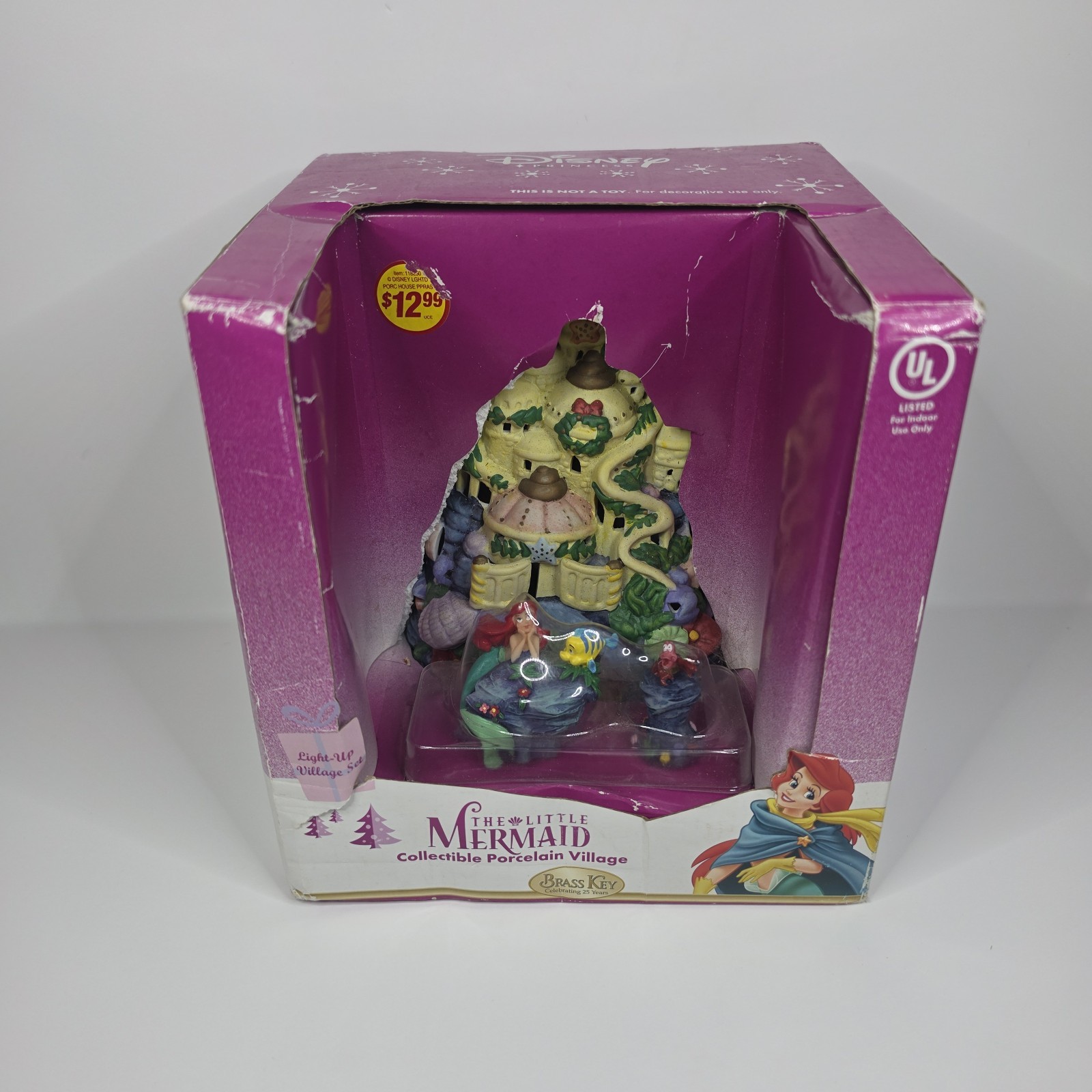 Vintage 2004 Disney\'s The LIttle Mermaid Collectible Porcelain Village NIB