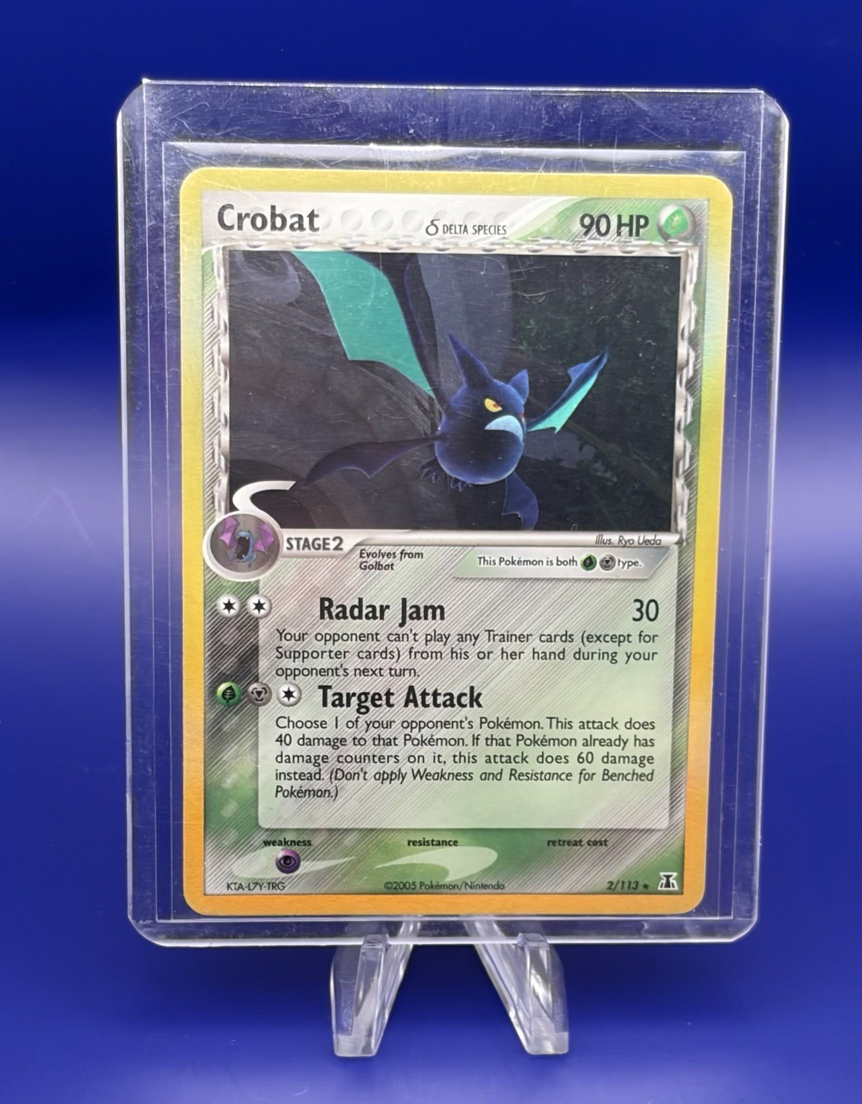 Pokemon Crobat 2/113 EX Delta Species Holo English (MP)