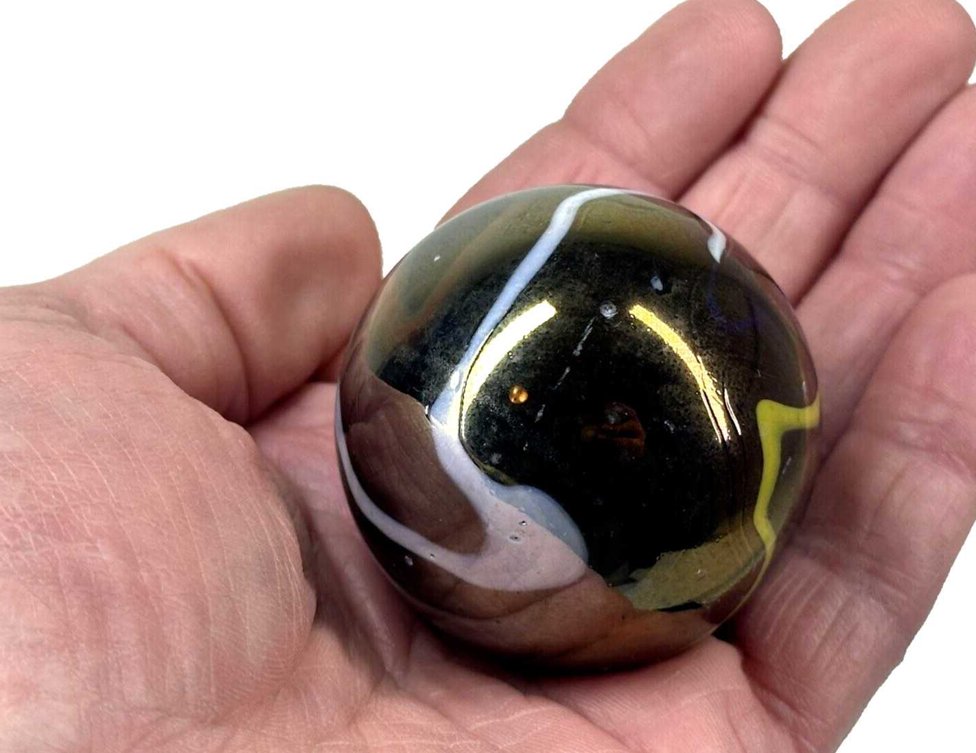 HUGE 50mm SNORKLE Supernova Milky Way Large Toe Breaker Marble HUGE 50mm SNORKLE Supernova Milky Way Large Toe Breaker Marble