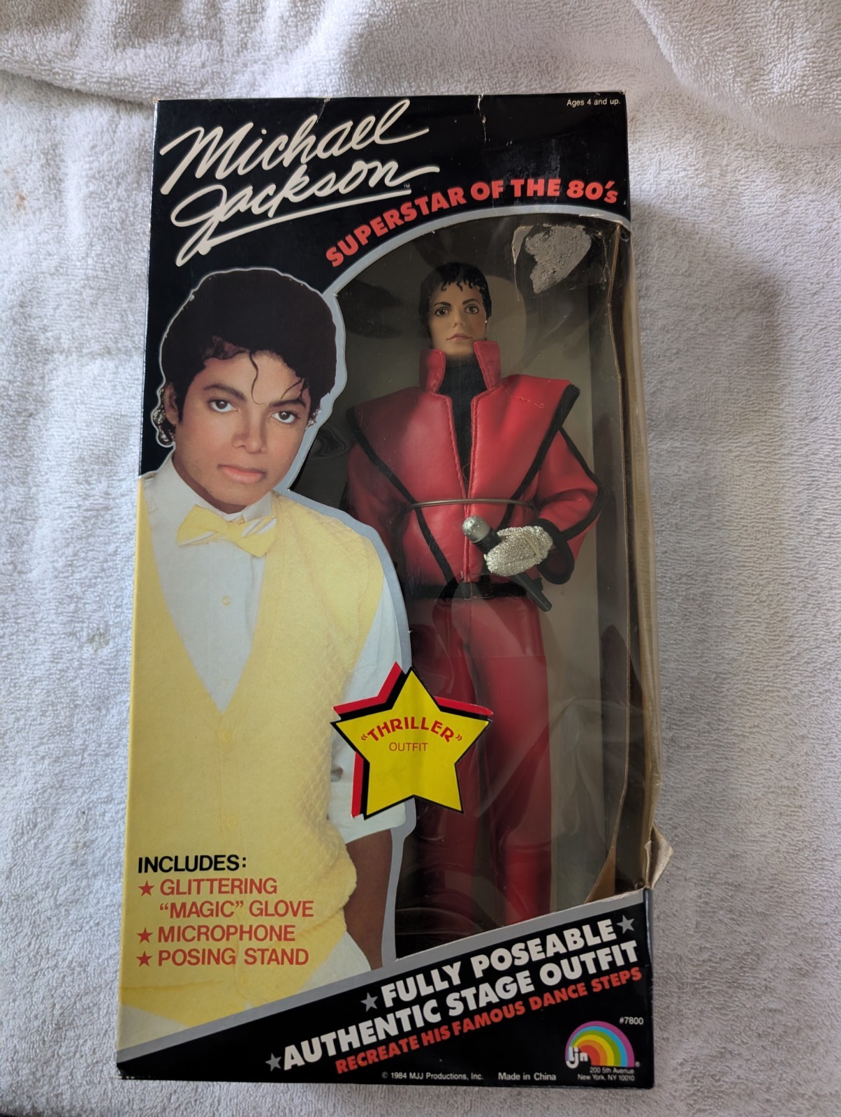 Vintage Michael Jackson Thriller Posable Doll