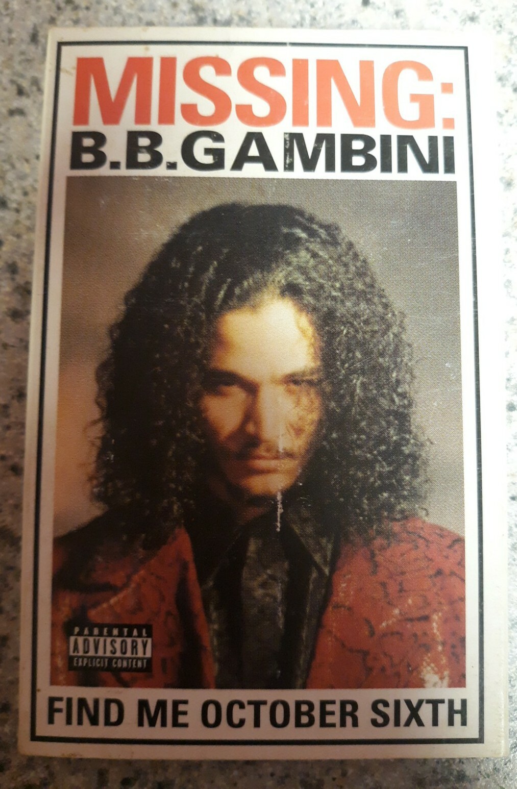 Bizzy Bone 1998 Promo Cassette Tape B.B. Gambini Snippet *TESTED*