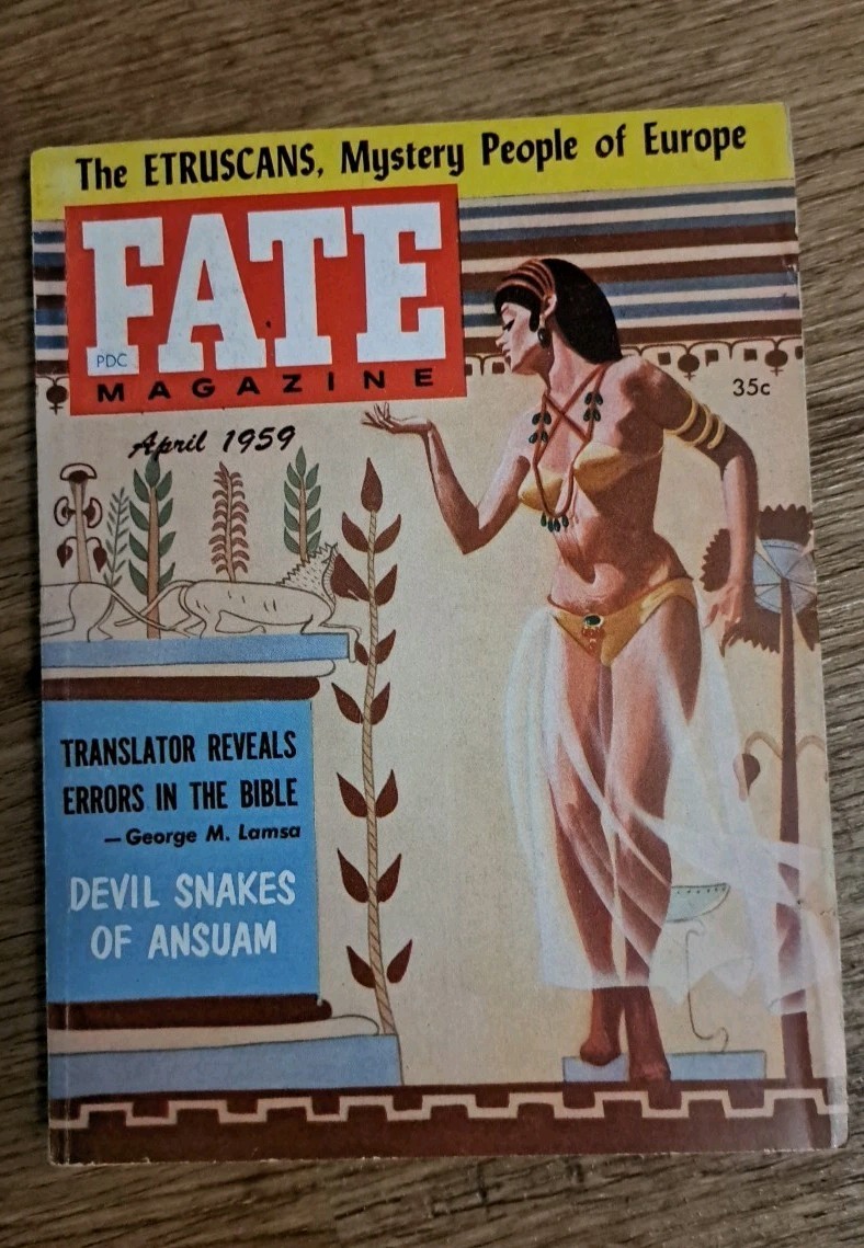 April 1959 Fate Magazine VOL. 12 NO 4 ISSUE # 109 Previously Owned Vintage