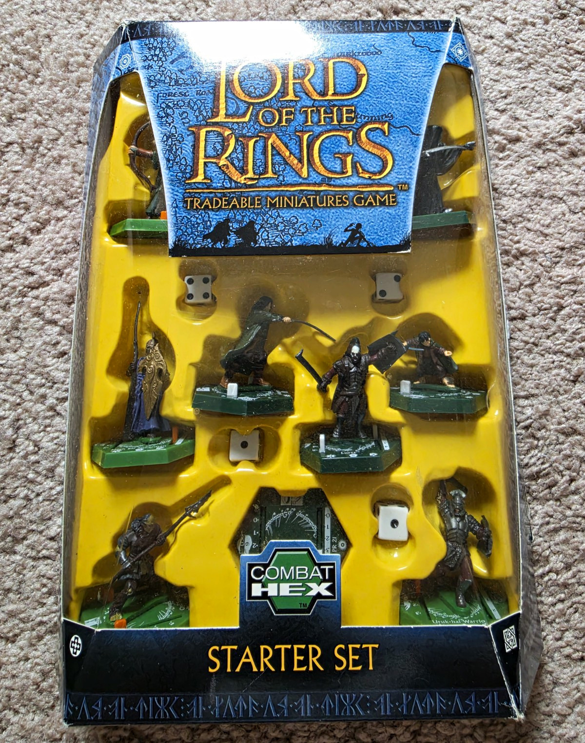 Sabertooth Games Lord of the Rings  Combat Hex Starter Set Painted - OPENED
