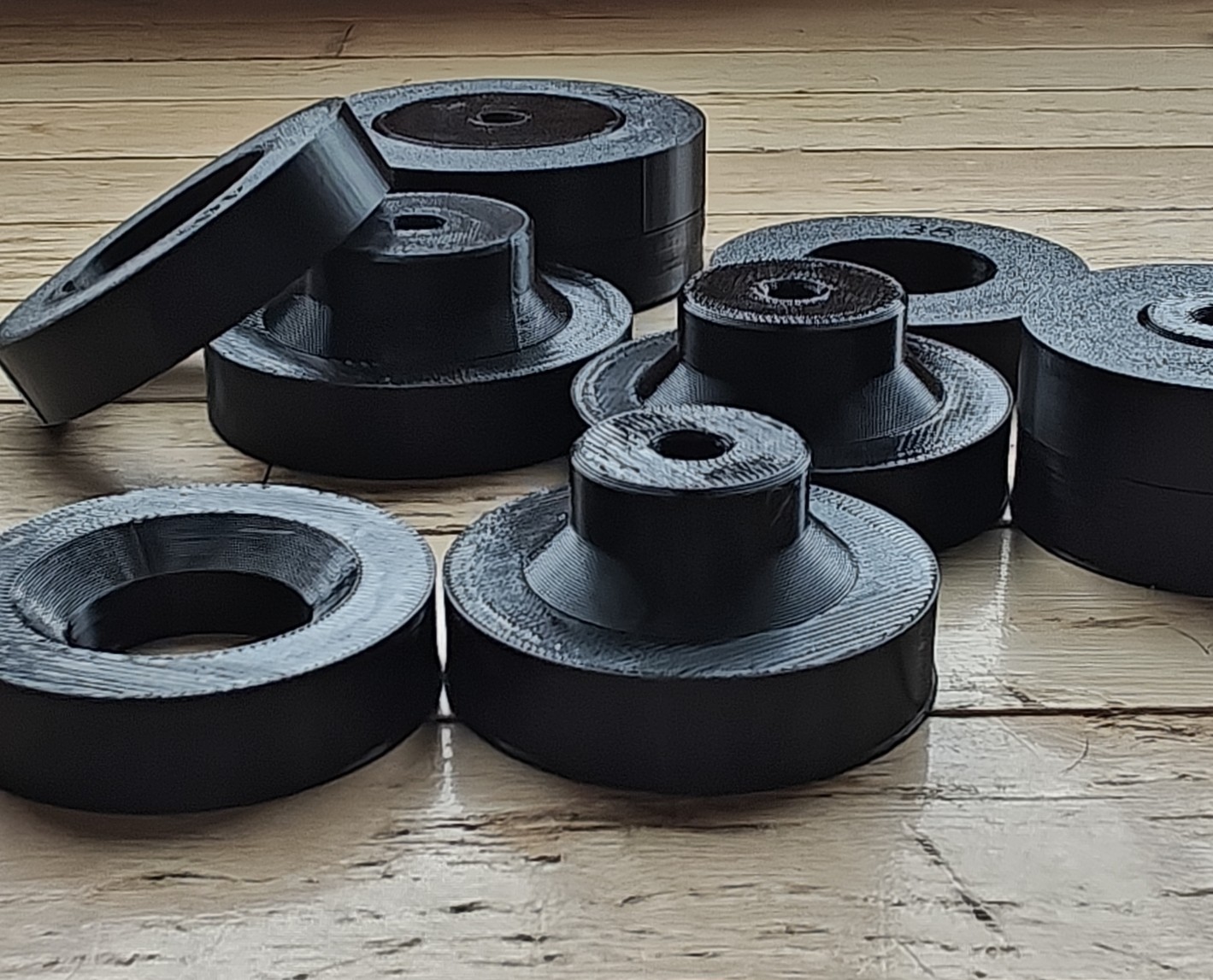 Dimple Die Set for Hydraulic Punch Driver – 5 Sizes (25–50 mm) – USA Made