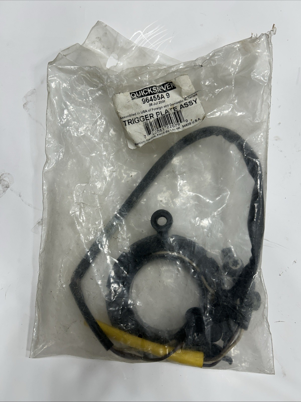 NEW Oem Mercury Marine Quicksilver TRIGGER PLATE ASSEMBLY 96455A9