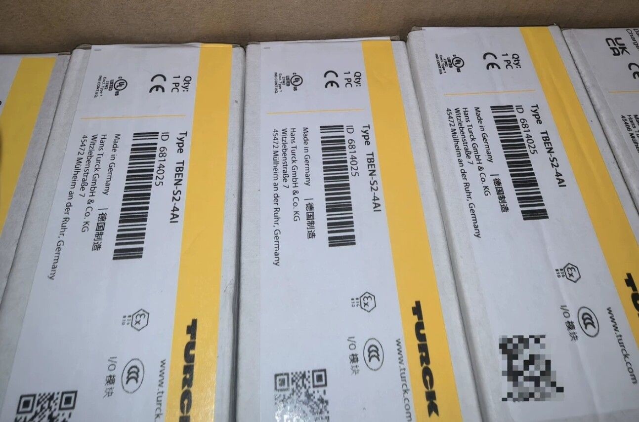 Used 1PC TURCK TBEN-S2-4AI Ethernet Gateway Module TBEN-S2-4AI 