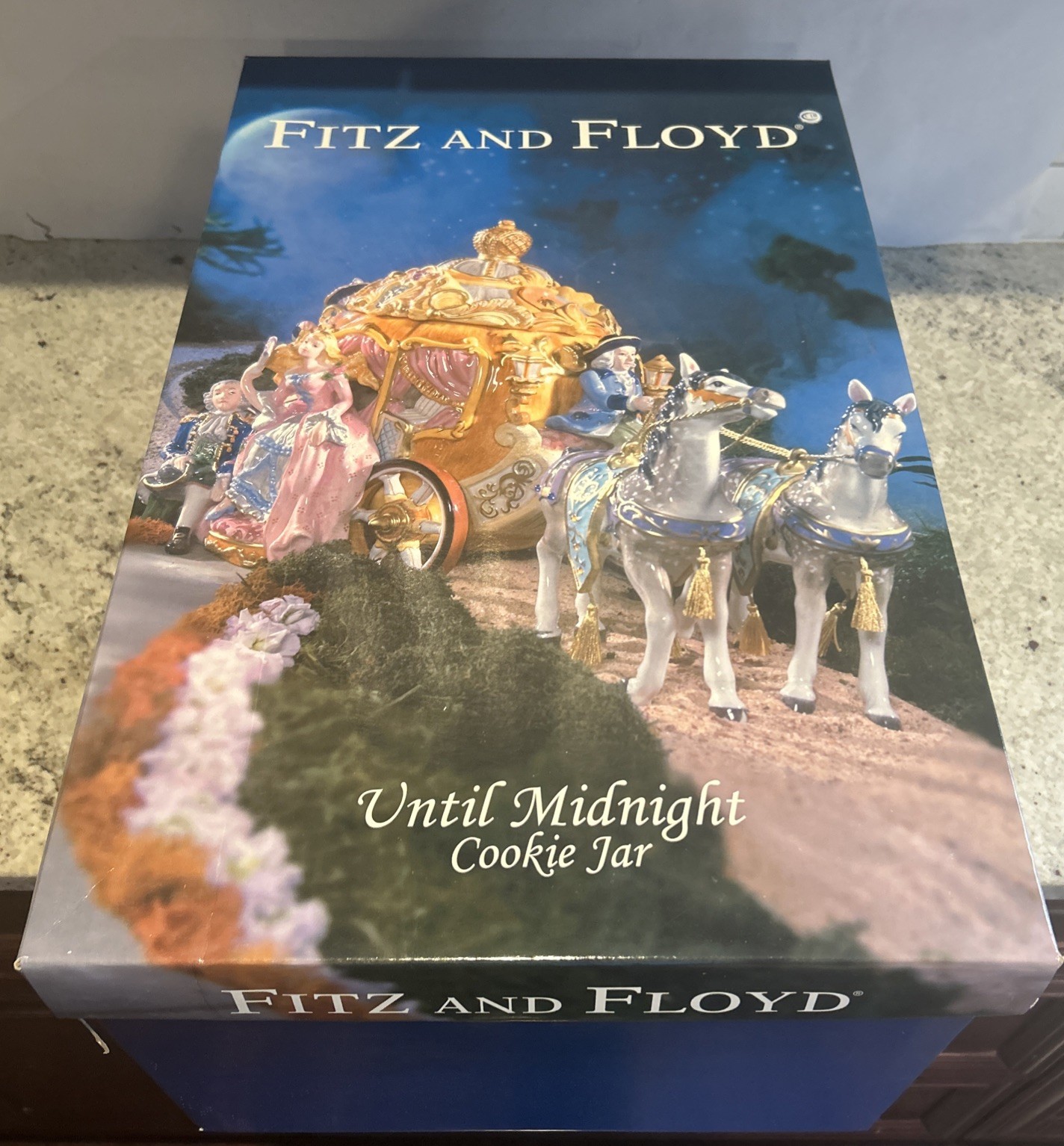 Gorgeous Brand New Fitz & Floyd Until Midnight Cinderella Cookie Jar #673/1500