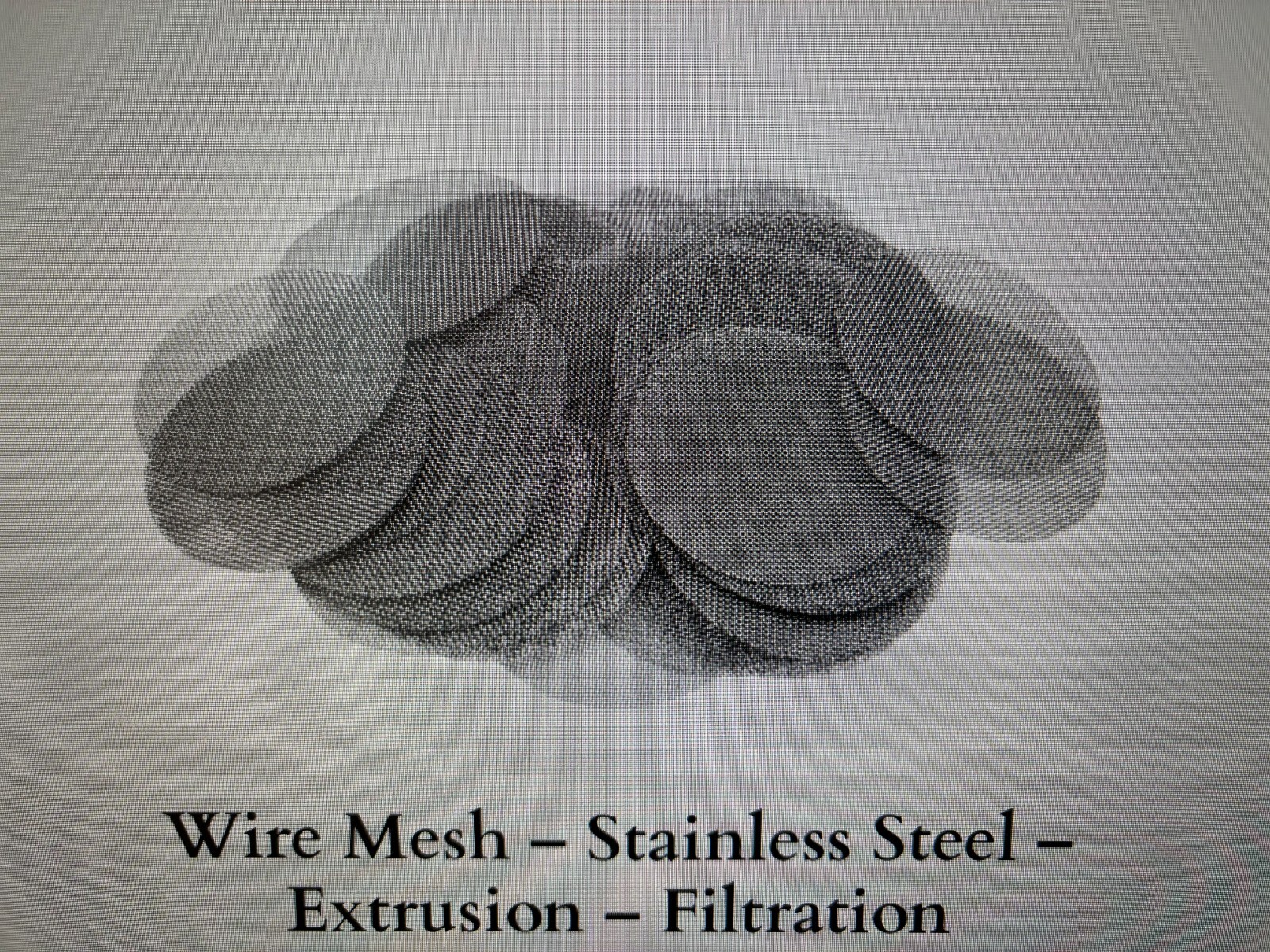 Stainless Steel 304 wire cloth disc 3-1/2\