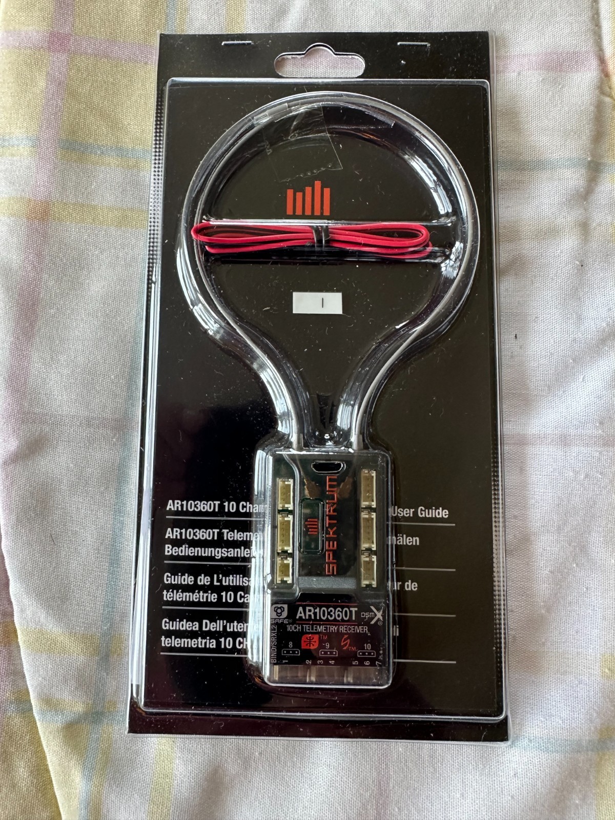Spektrum SPMAR10360T 10 Channel AS3X SAFE Telemetry Receiver NIB I