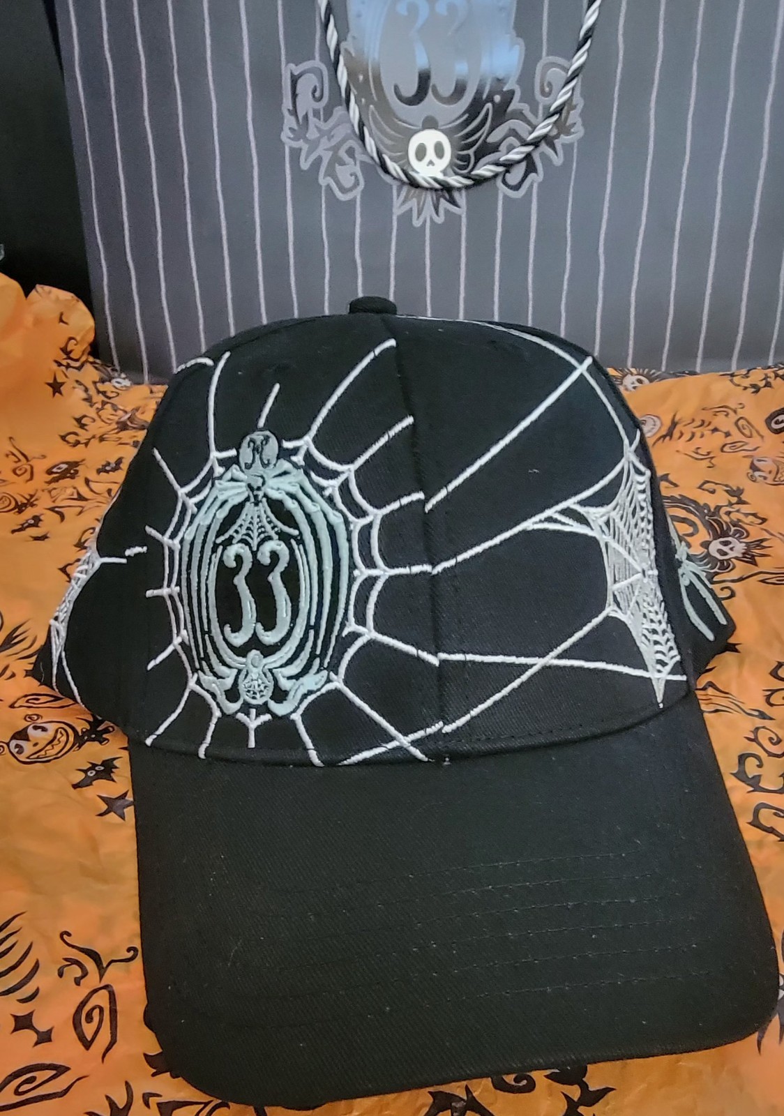 Club 33 Disneyland Halloween 2026 Glow In The Dark Cap Hat Brand New Club 33 Disneyland Halloween 2026 Glow In The Dark Cap Hat Brand New