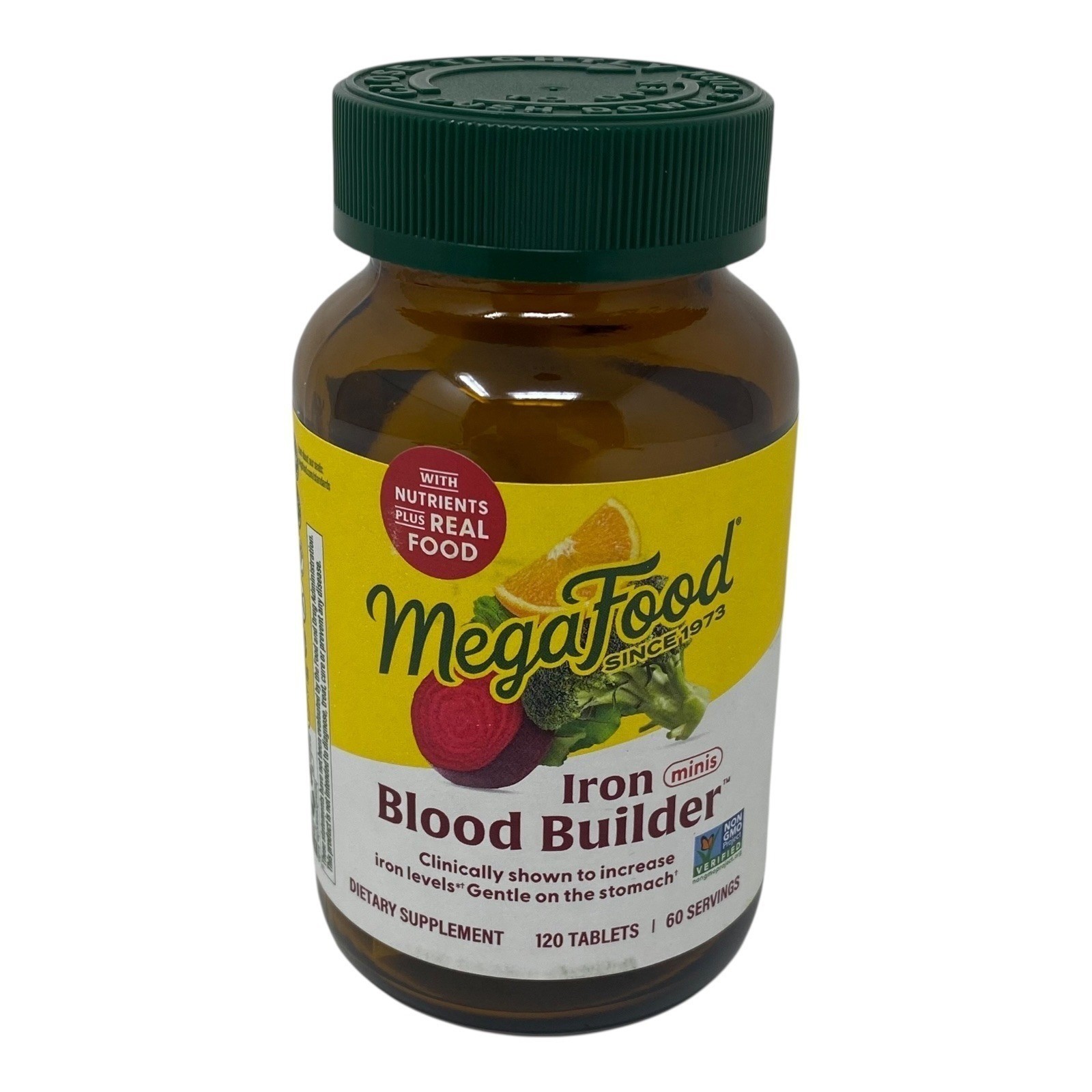 Megafood Blood Builder Iron Minis, Iron Absorption, 120 Tablets - Megafood Blood Builder Iron Minis, Iron Absorption, 120 Tablets -